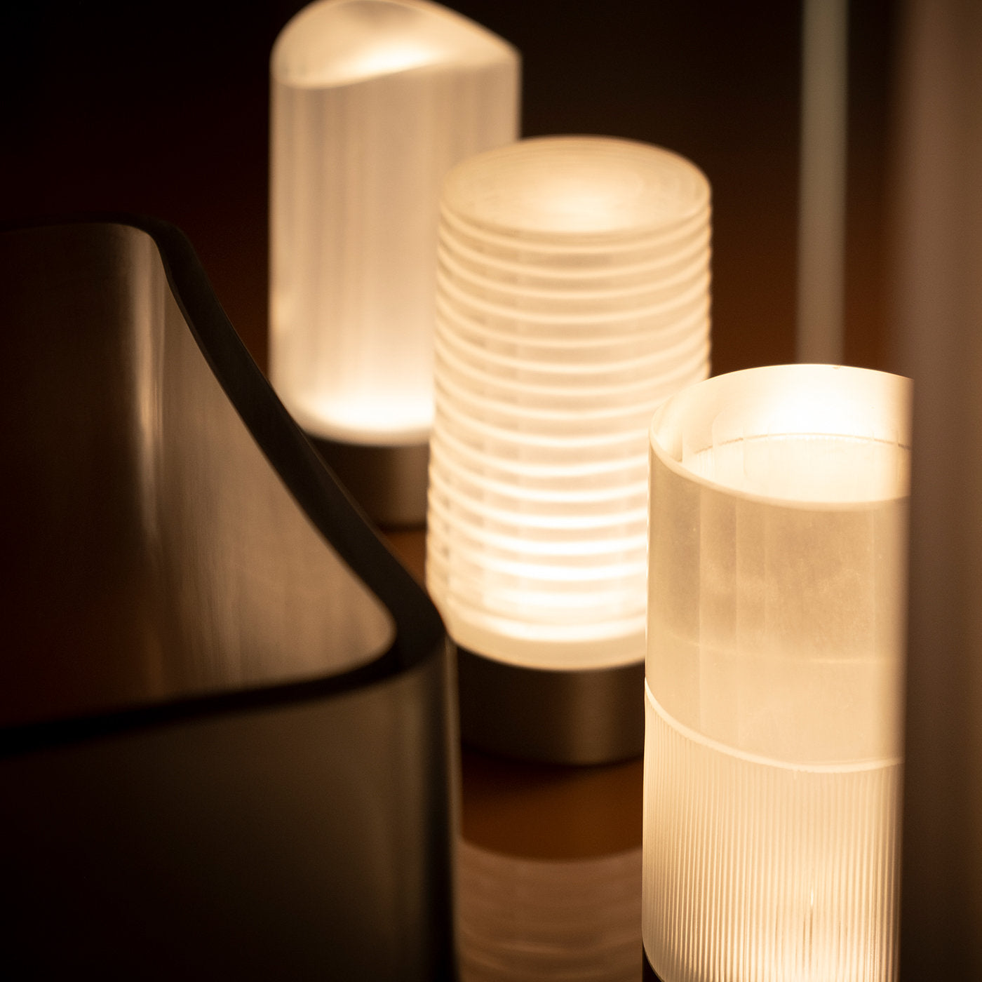 Lámpara de mesa recargable Haute Stripe de Federico Peri - Vista alternativa 5