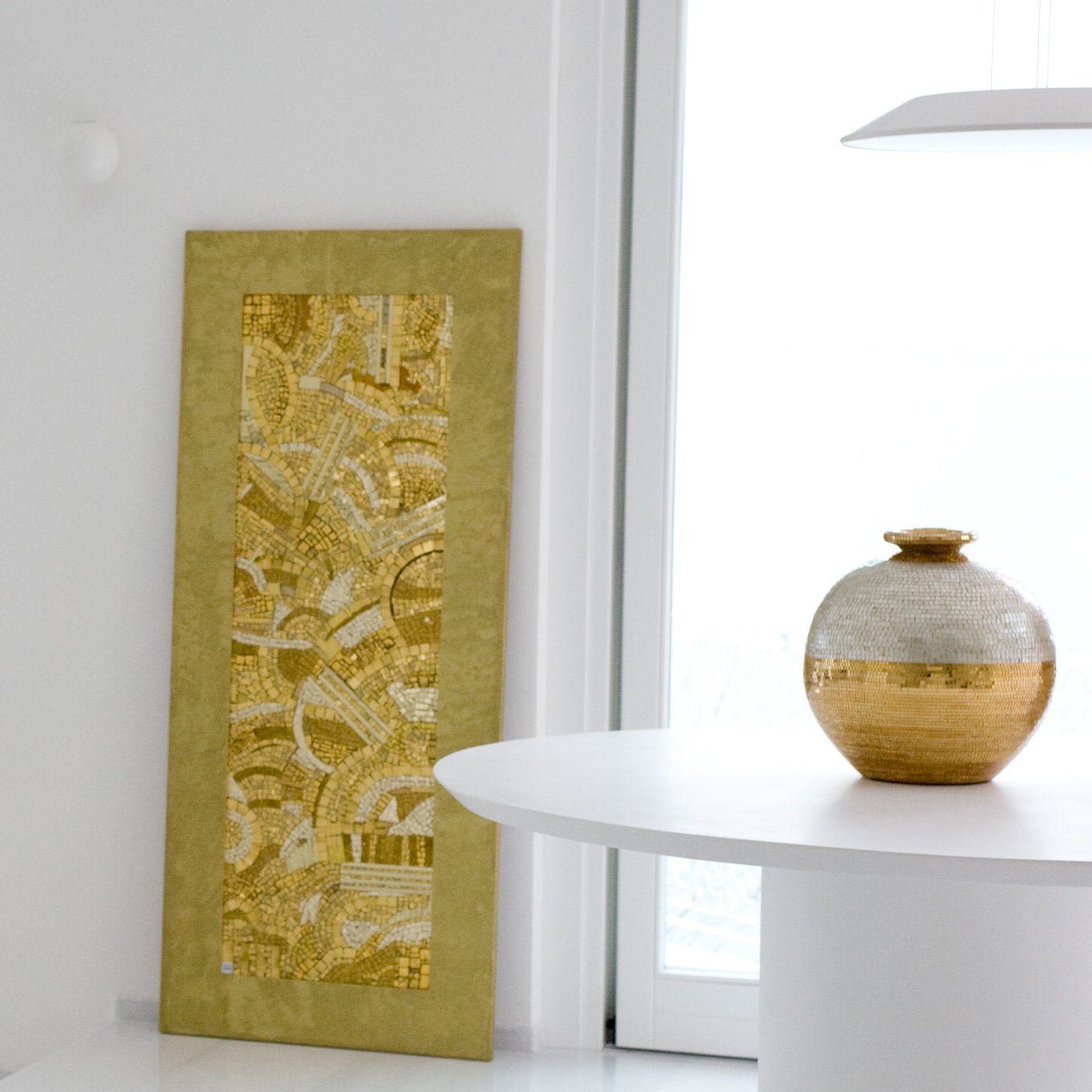 Panel decorativo de mosaico dorado - Vista alternativa 1