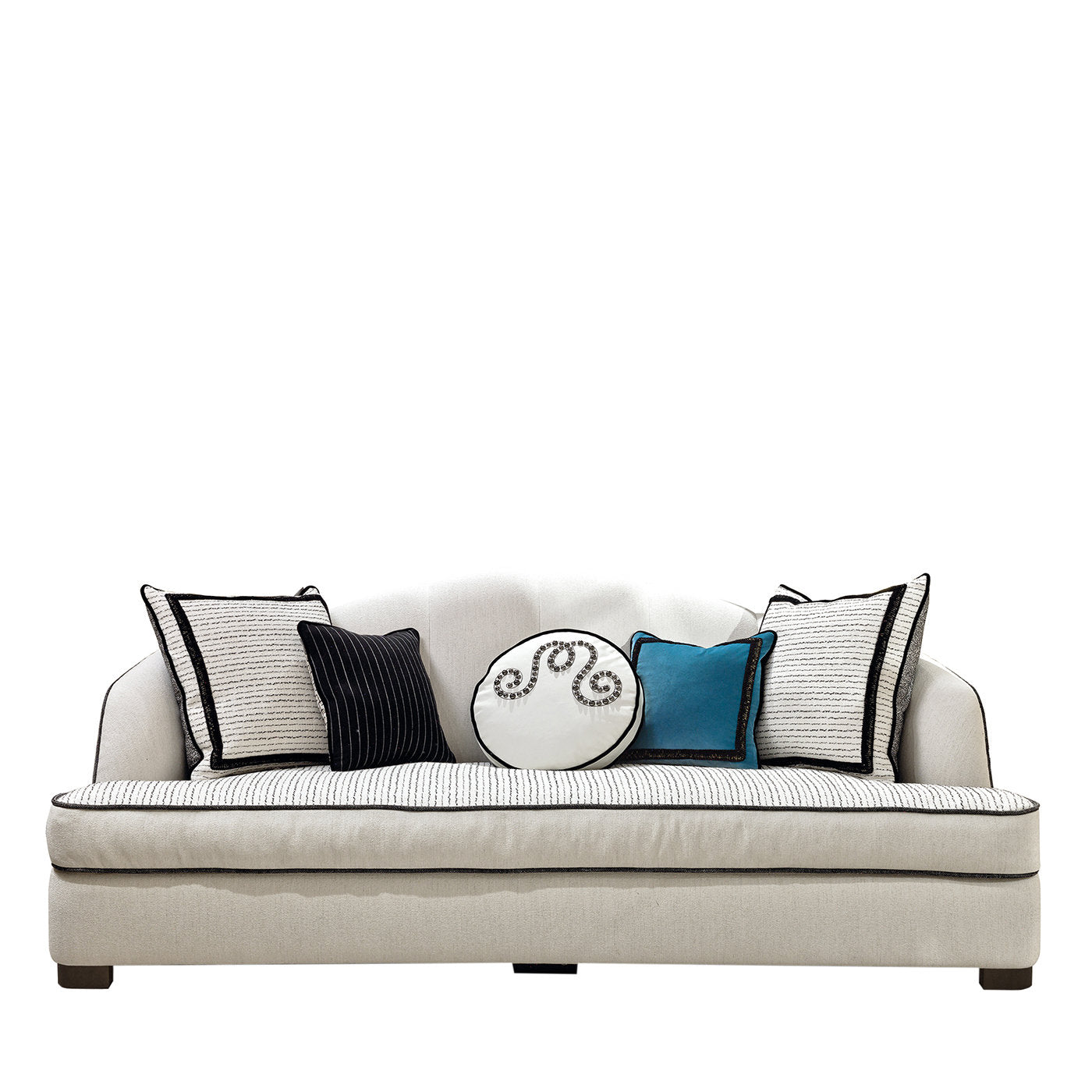 Luxury Grace Beige 3-Seater Sofa - Main view
