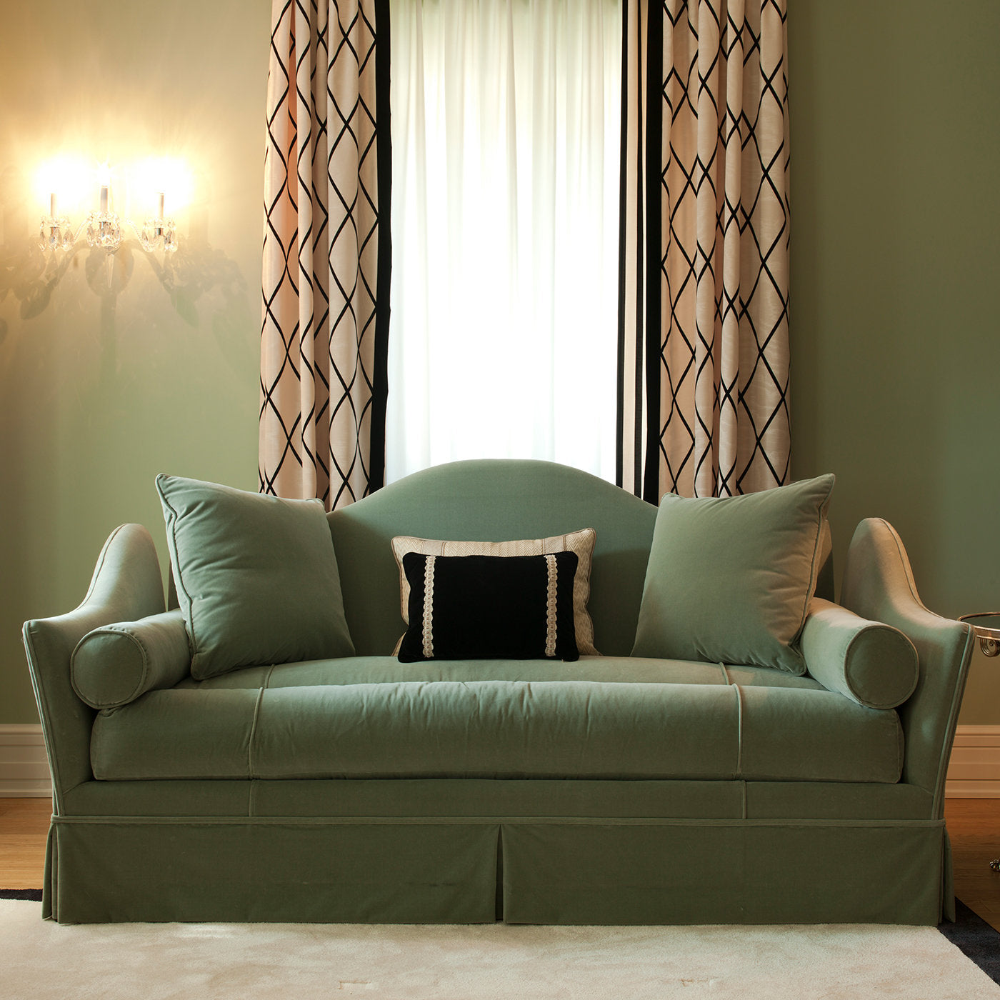 Isabel Green 3-Seater Sofa - Alternative view 4