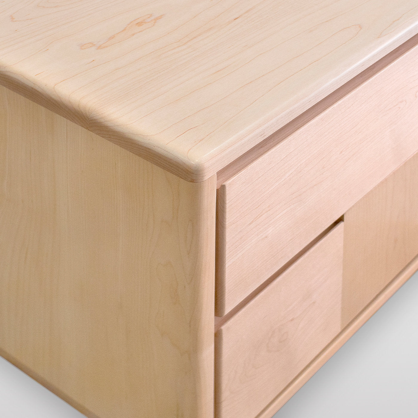 Scandinavian-Style 2-Drawer Maple Dresser - Alternative view 5