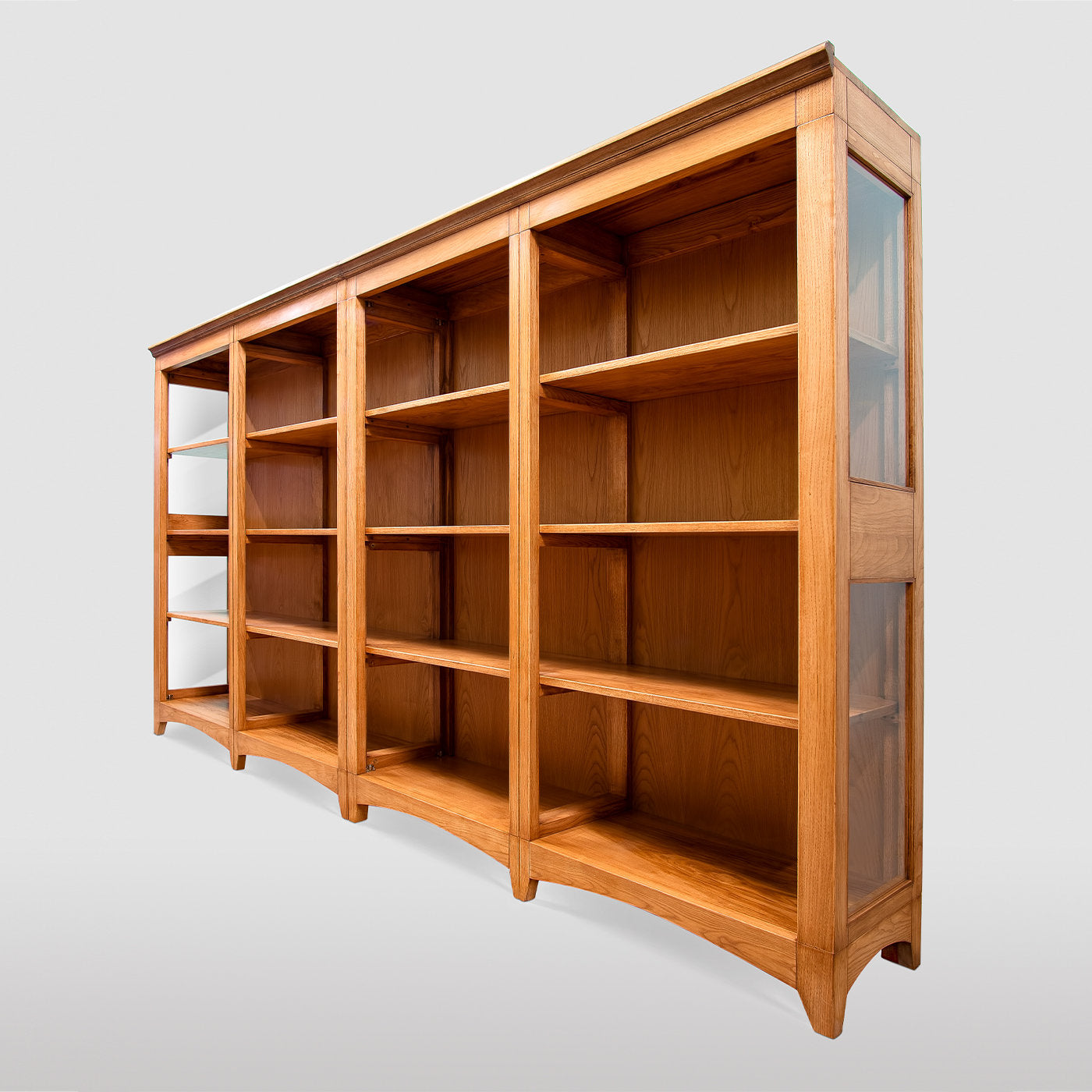 Rustic Modular Chestnut Bookcase - Alternative view 3