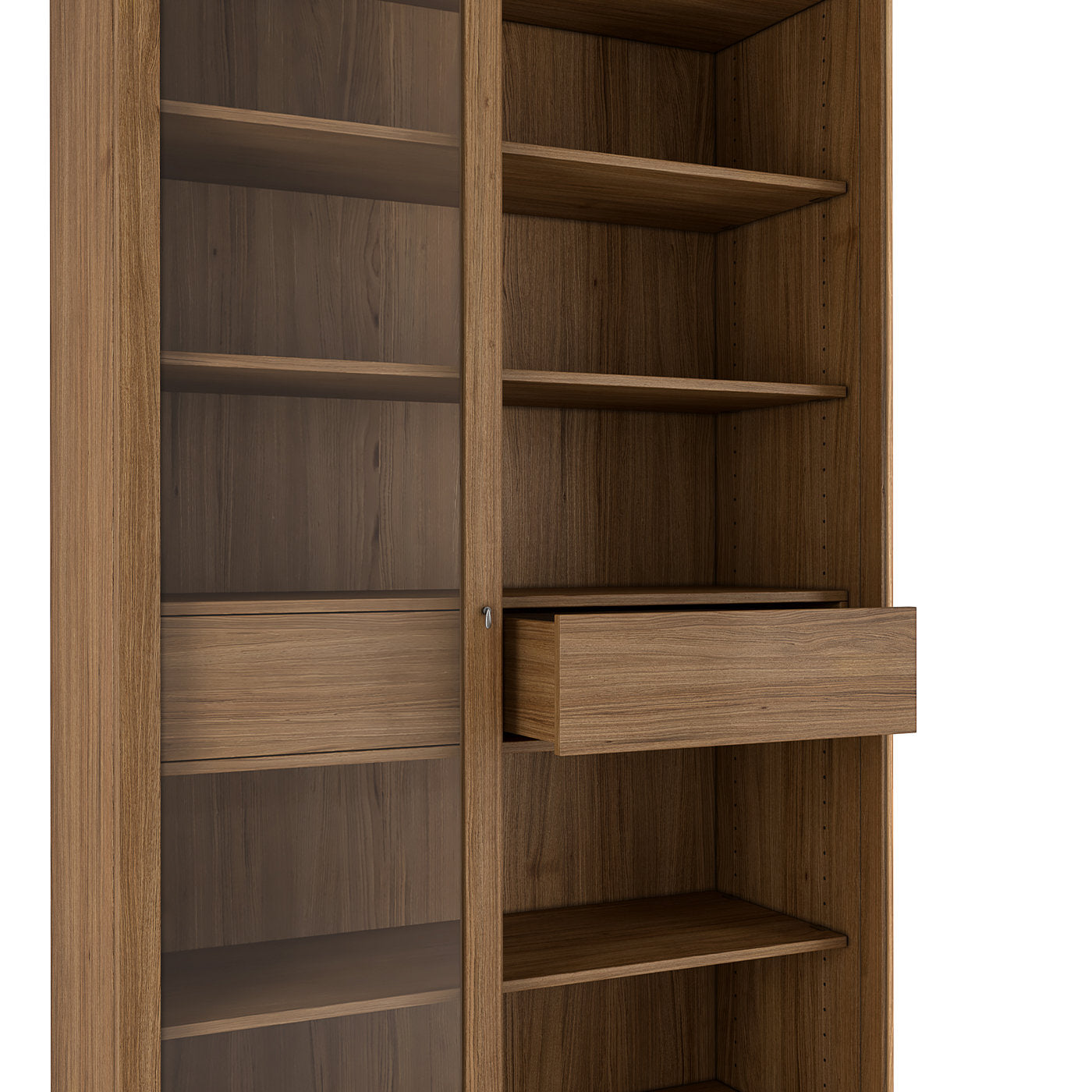 Asymmetrical Durmast Bookcase - Alternative view 2