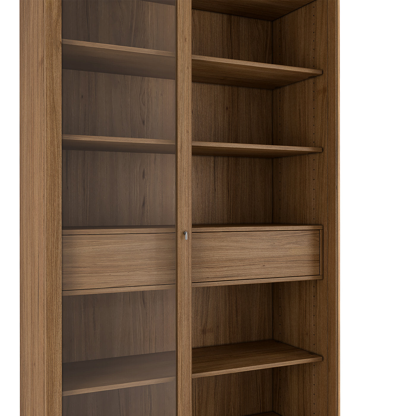 Asymmetrical Durmast Bookcase - Alternative view 3