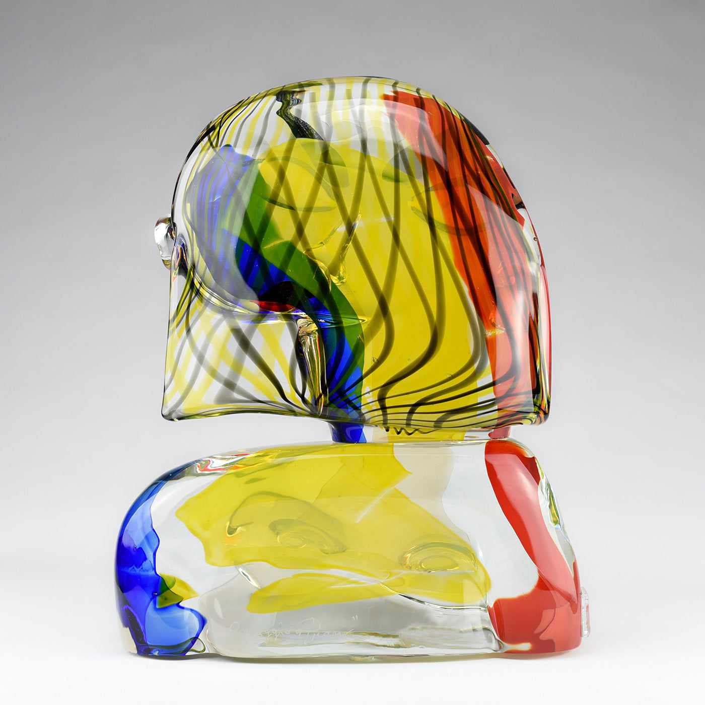 Jacqueline Polychrome Glass Sculpture - Alternative view 2