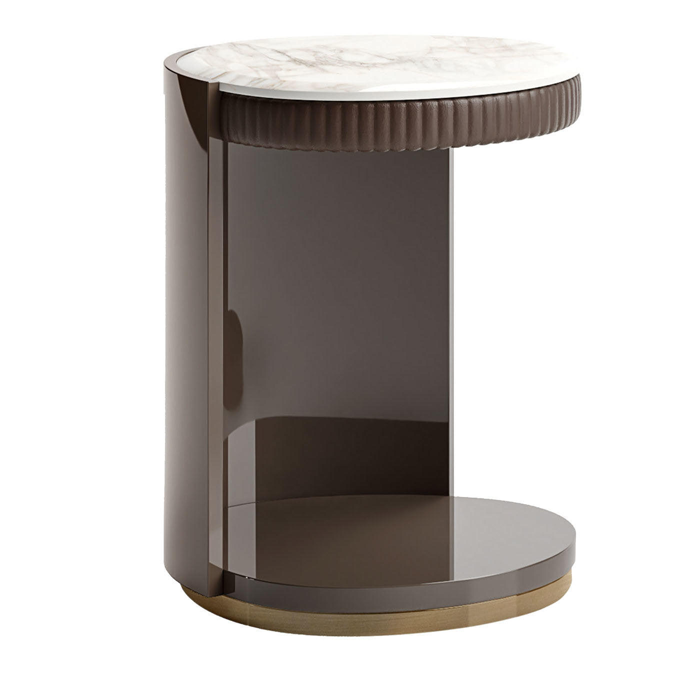 Dagmar Side Table with Marble Top - Main view