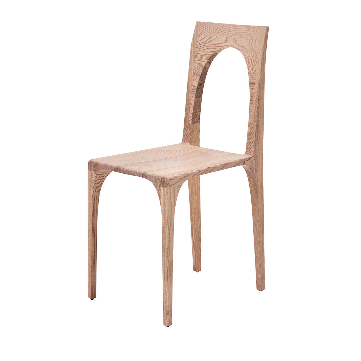 Juego de 2 sillas de madera de fresno blanqueado Gio  - Vista principal