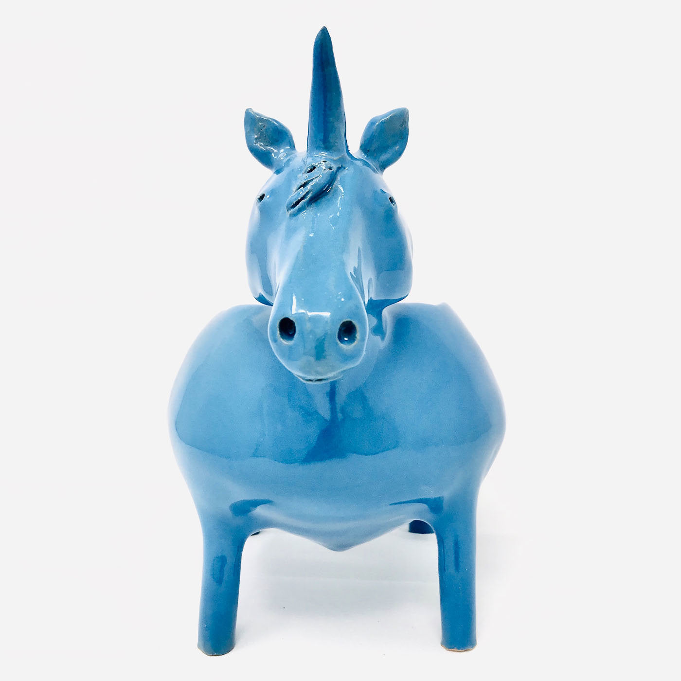 Small Turquoise Unicorn Bowl - Alternative view 1