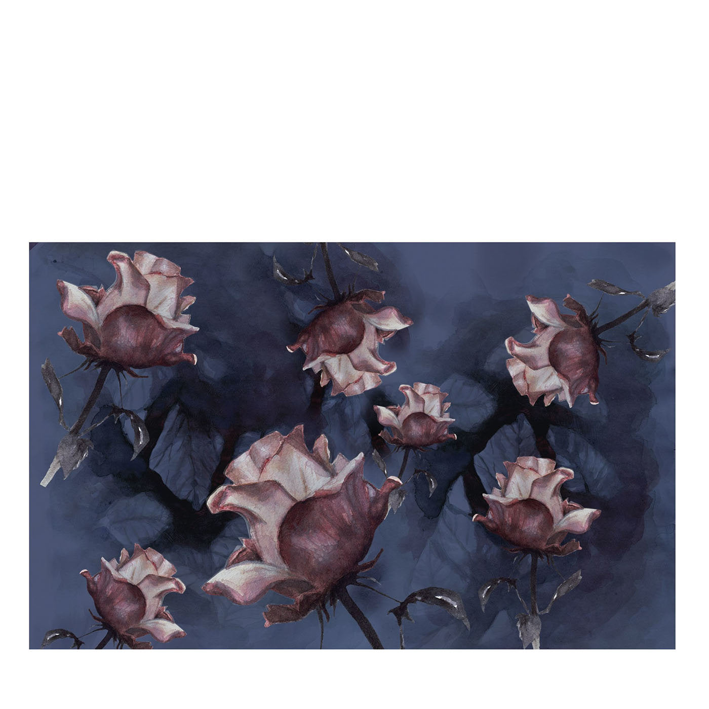 Papel pintado Botanika Rosas rosas - Vista principal