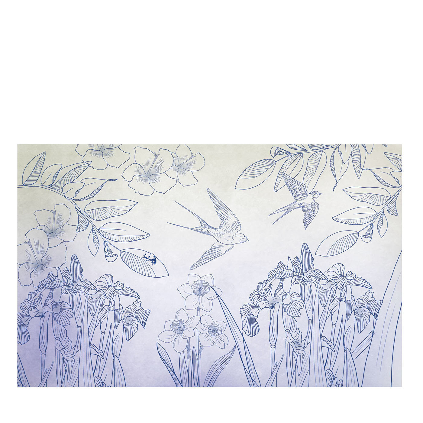Papier peint Botanika Iris - Vue principale