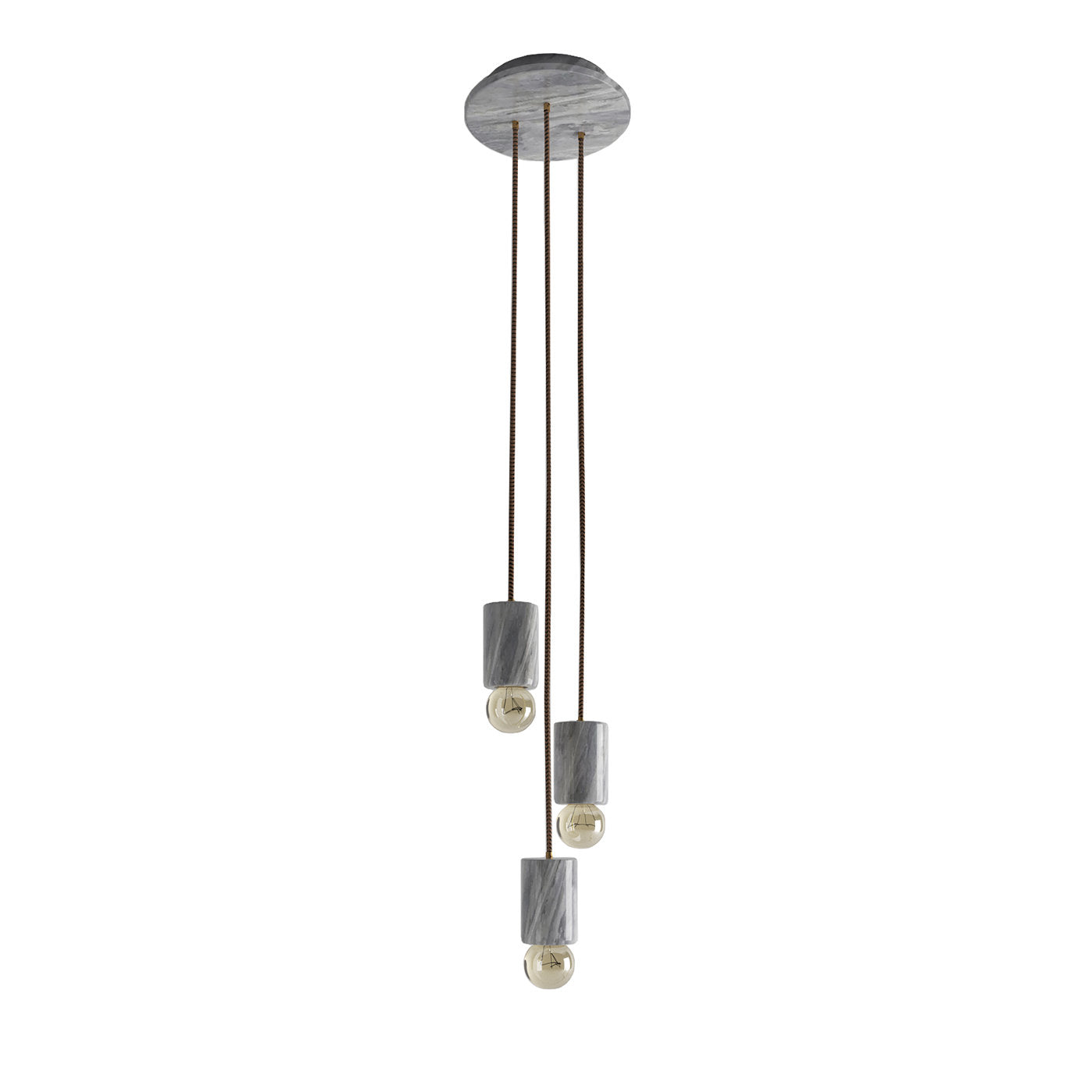 Lámpara de mesa Bardiglio de 3 luces gris - Vista principal