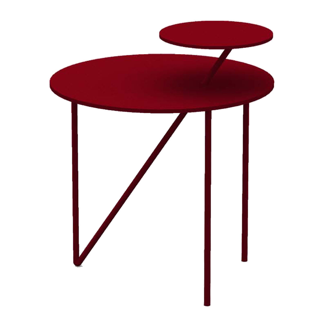 Table basse Passante rouge rubis - Vue alternative 1
