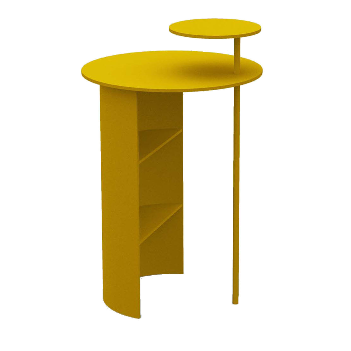 Nascosto 2-Shelf Mustard Coffee Table - Alternative view 1