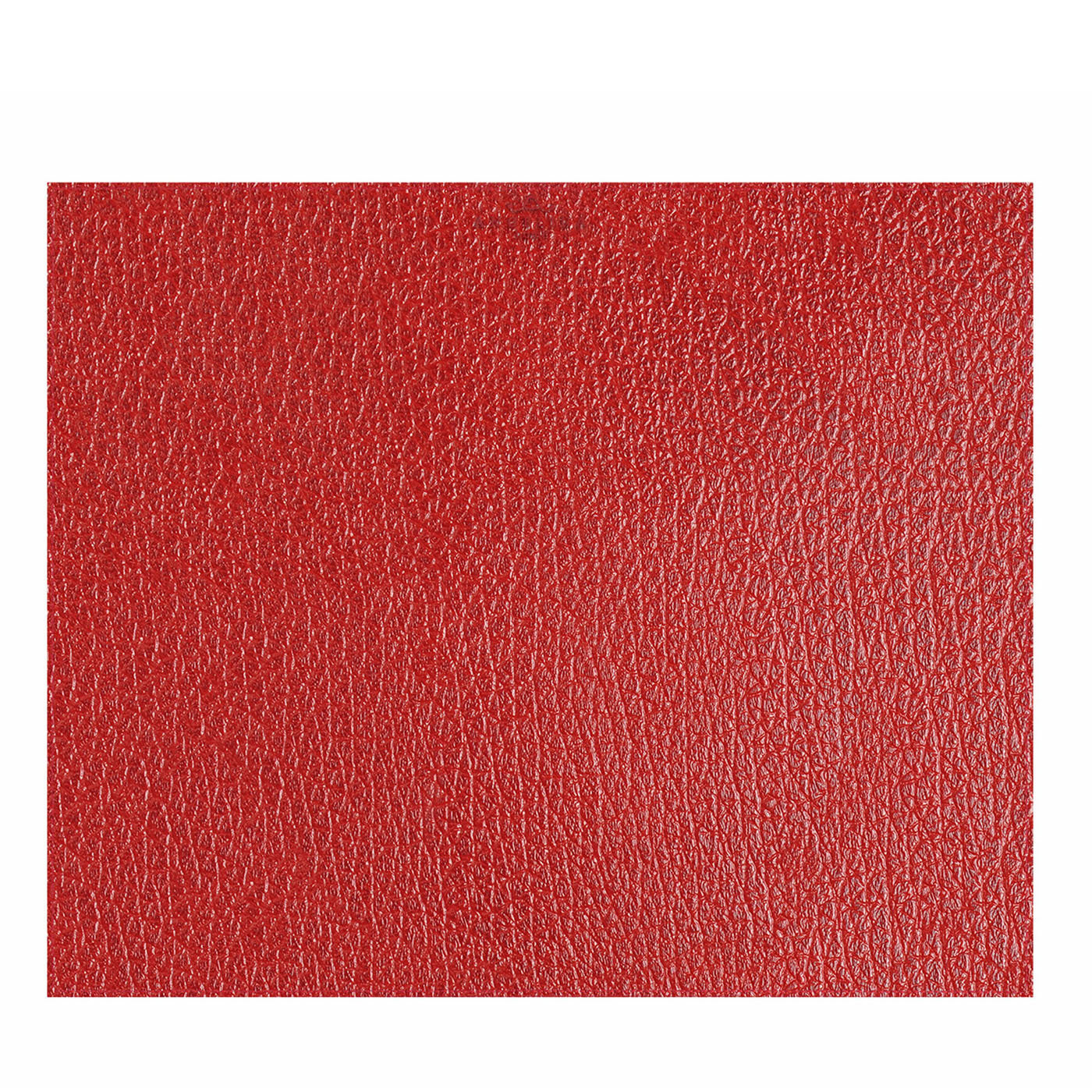 Tanzania Medium Set of 2 Rectangular Red Leather Placemats - Alternative view 3