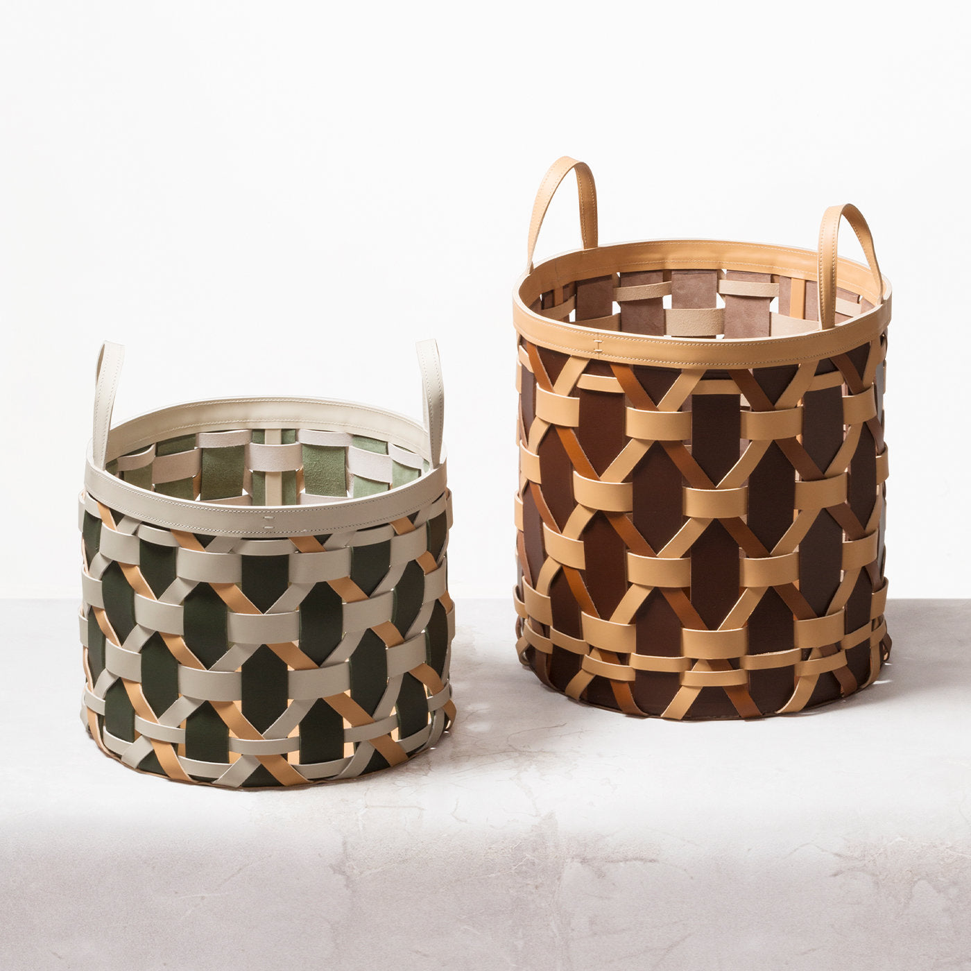 Palù Small Low Light Gray Storage Basket by Federica Biasi - Alternative view 1