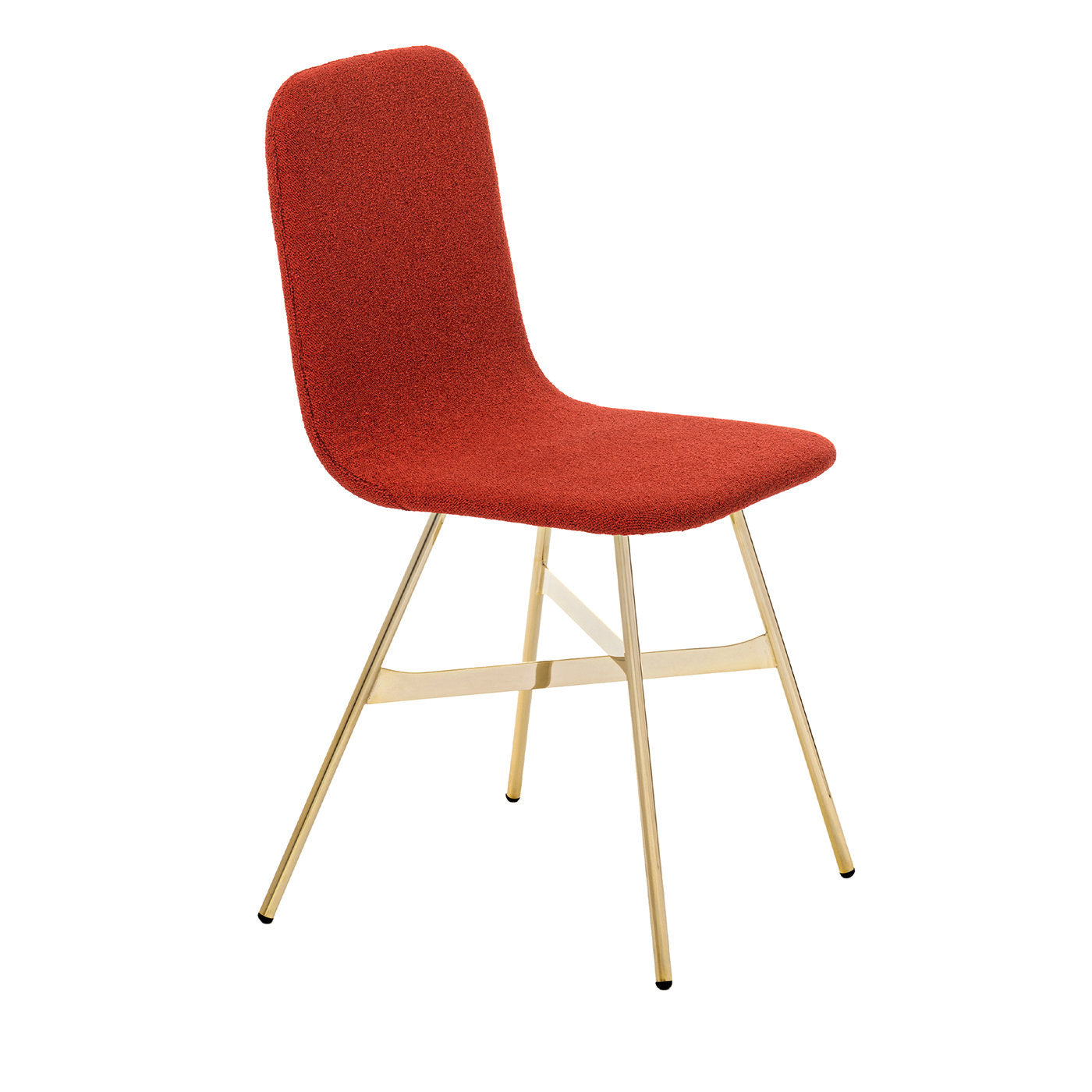 Tria Simple Gold Chili Red Chair - Main view