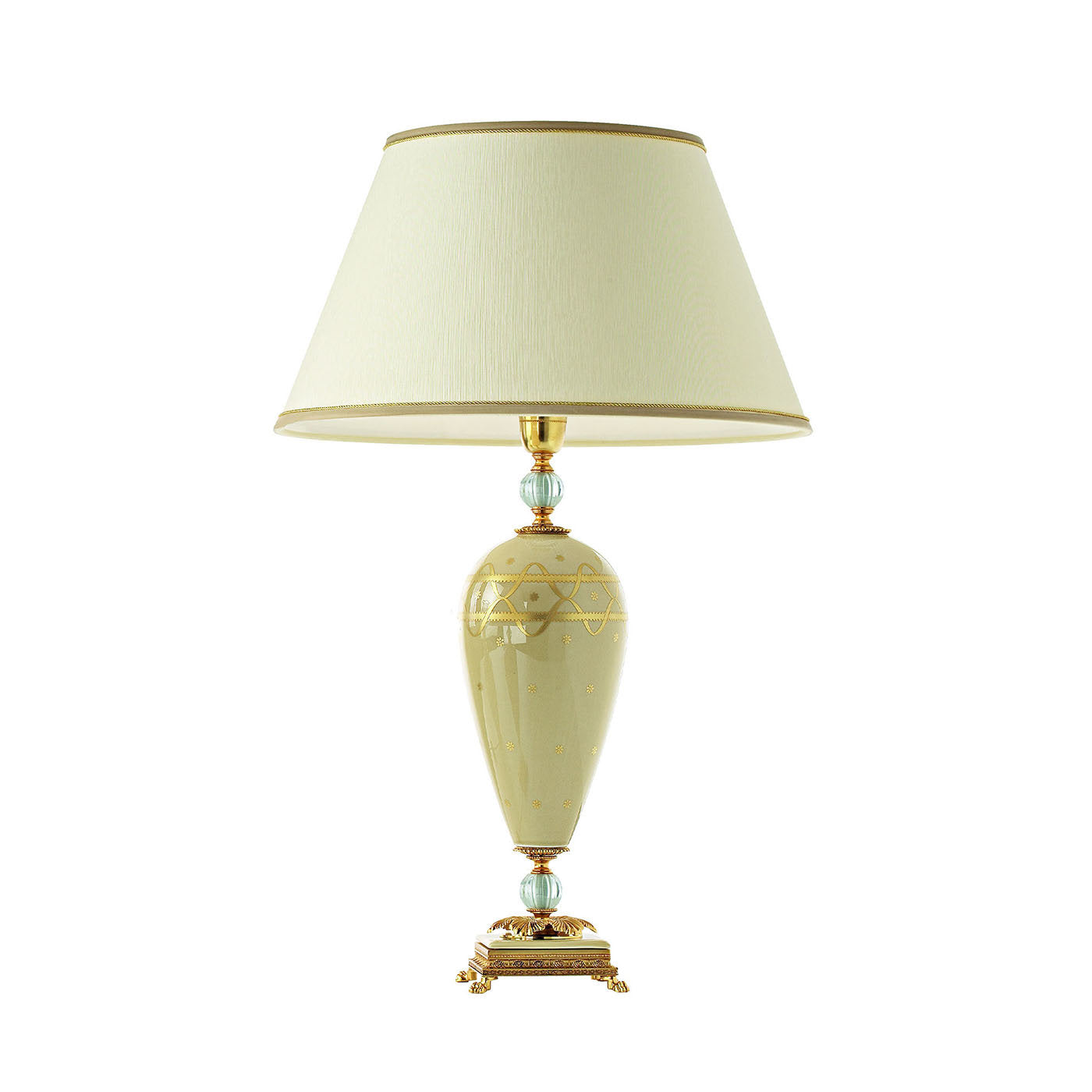 Elite Brushed Gold Table Lamp #4 - Main view