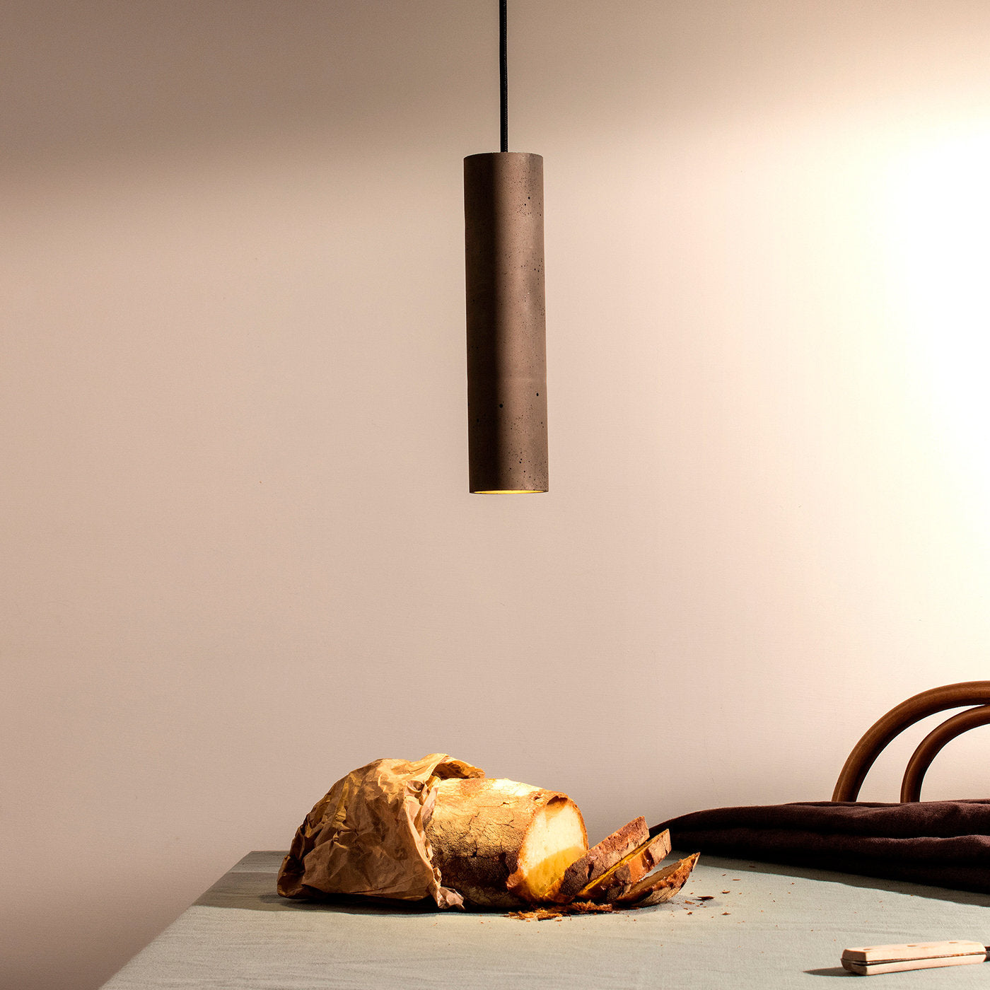 Cromia Extra Large Brown Pendant Lamp - Alternative view 1