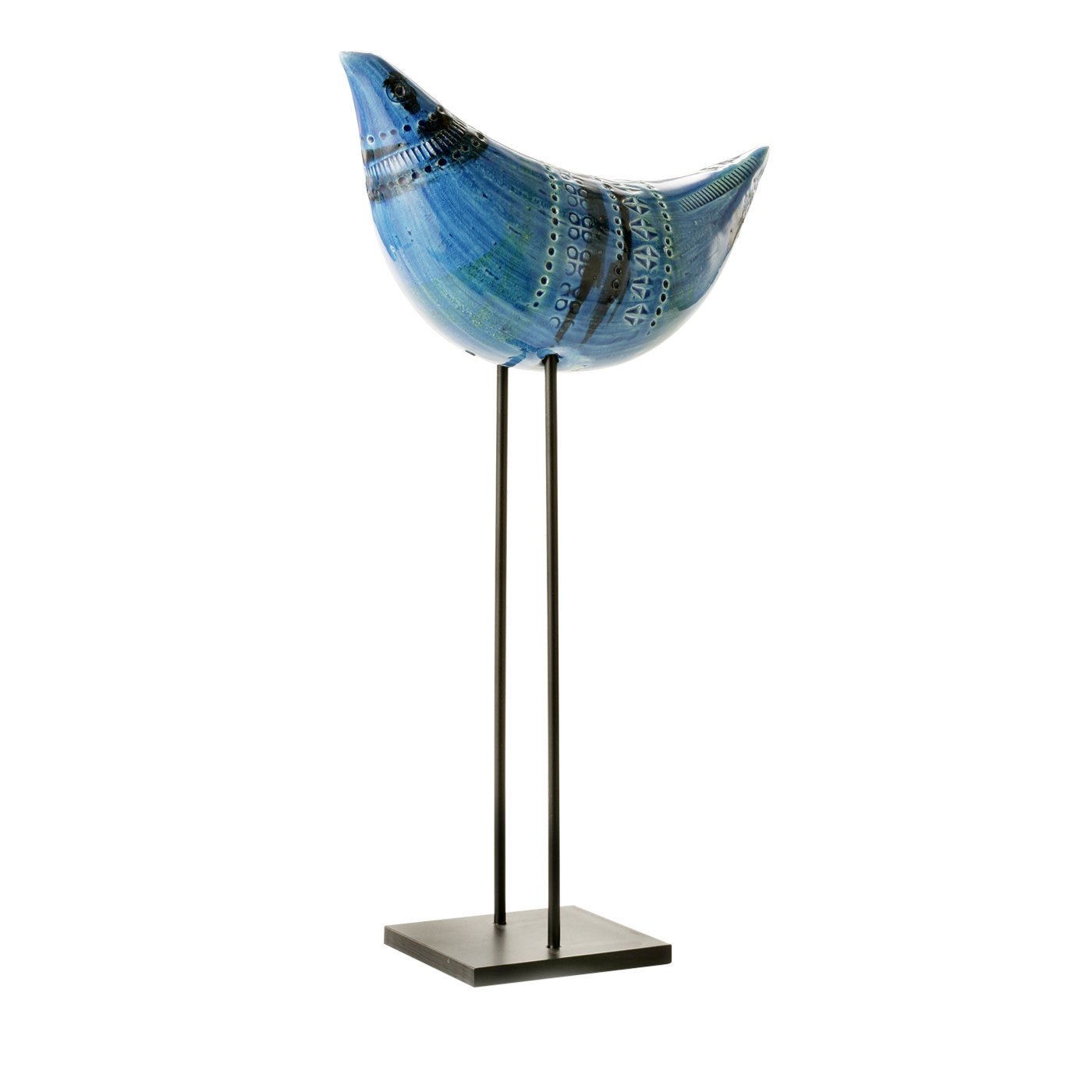 Escultura Pájaro Azul de Aldo Londi - Vista principal