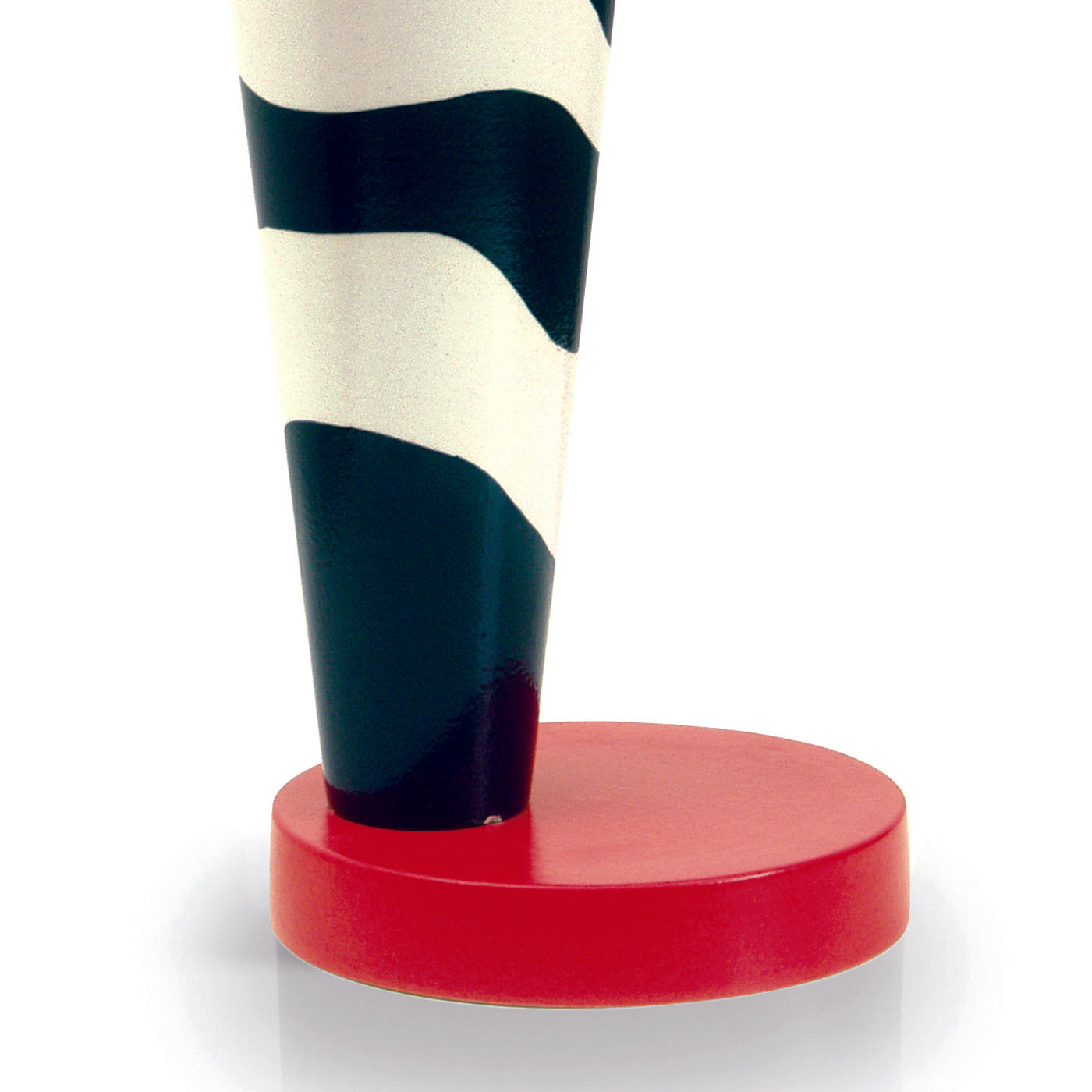 Red, Black and White Conic Vase by George J. Sowden - Alternative view 2