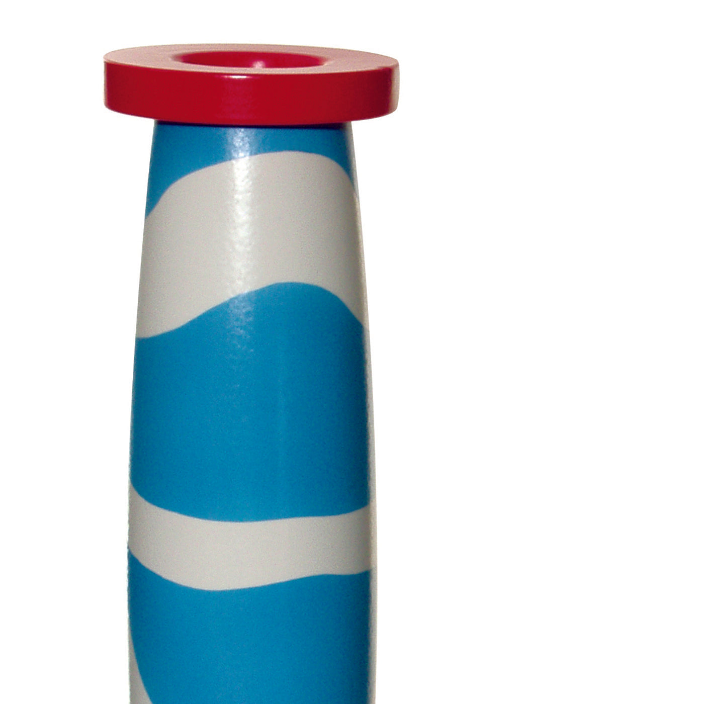 Rot-blau-weiße Vase von George J. Sowden - Alternative Ansicht 1