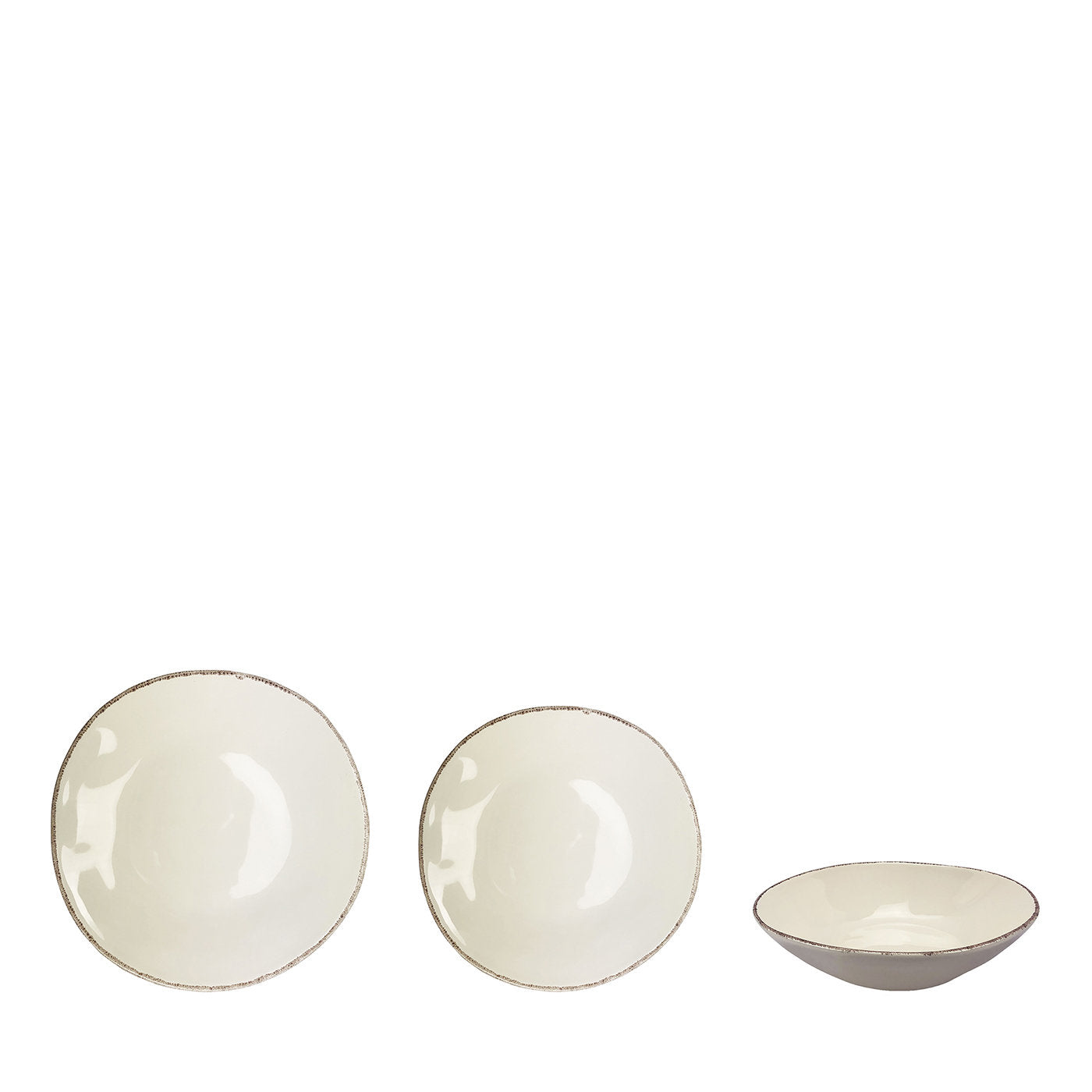 Materia 18 pezzi, set di piatti bianchi - Vista principale