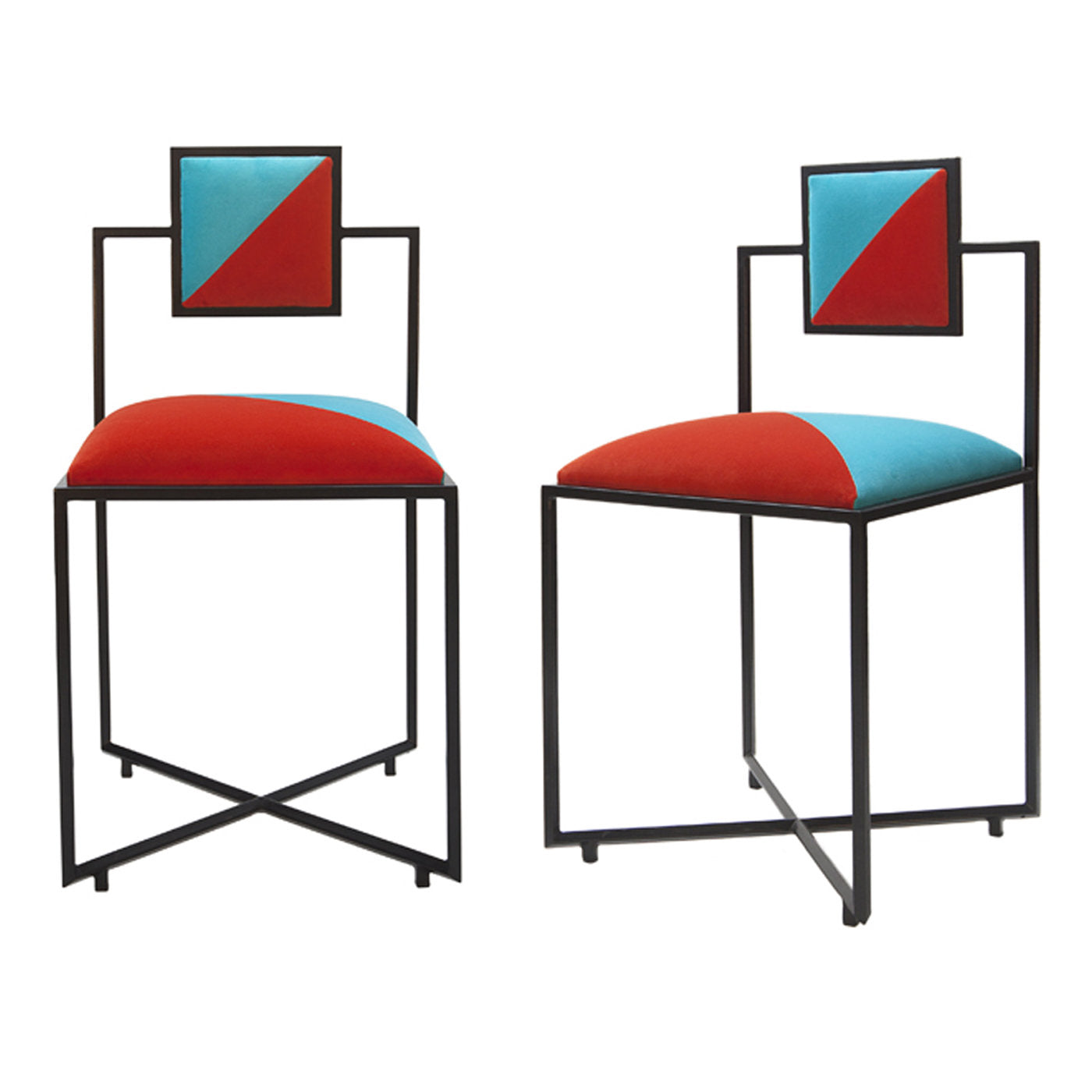 Coral and Tiffany Capri Chair - Alternative view 1
