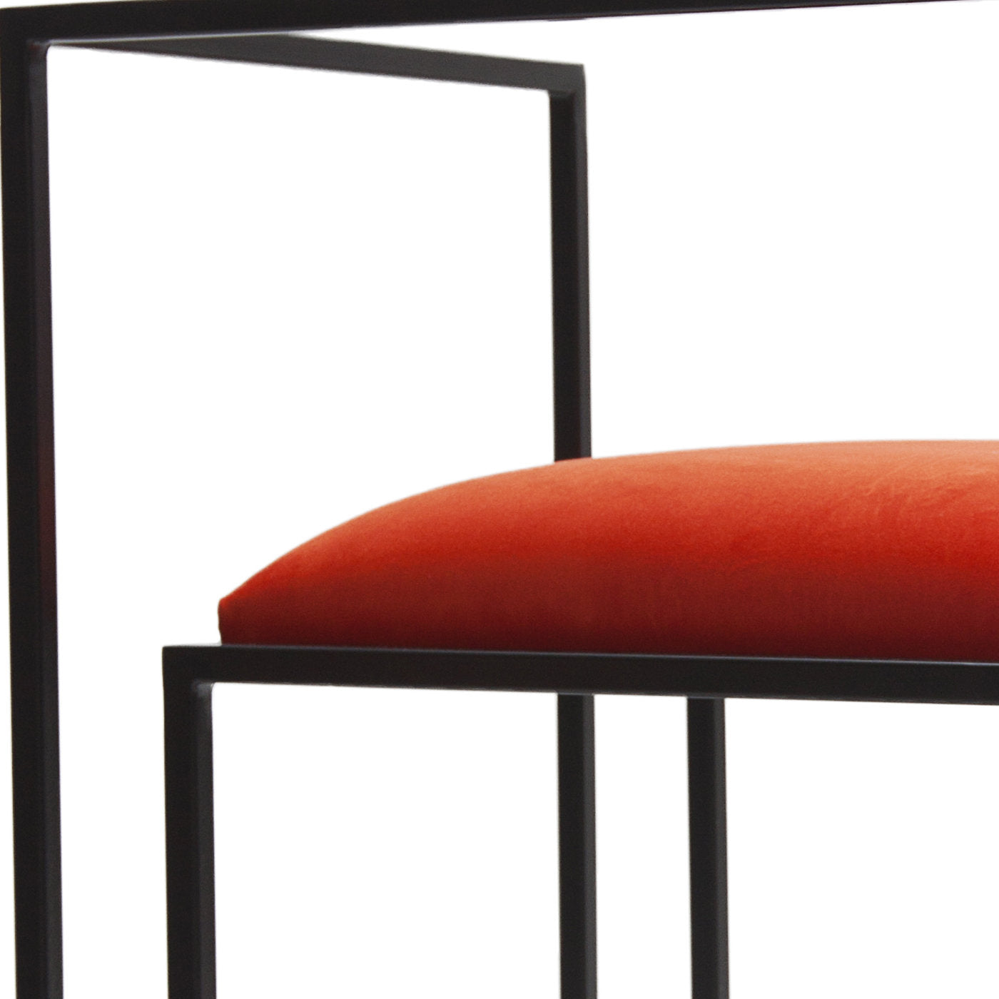 Chaise Cleo rouge corail - Vue alternative 3