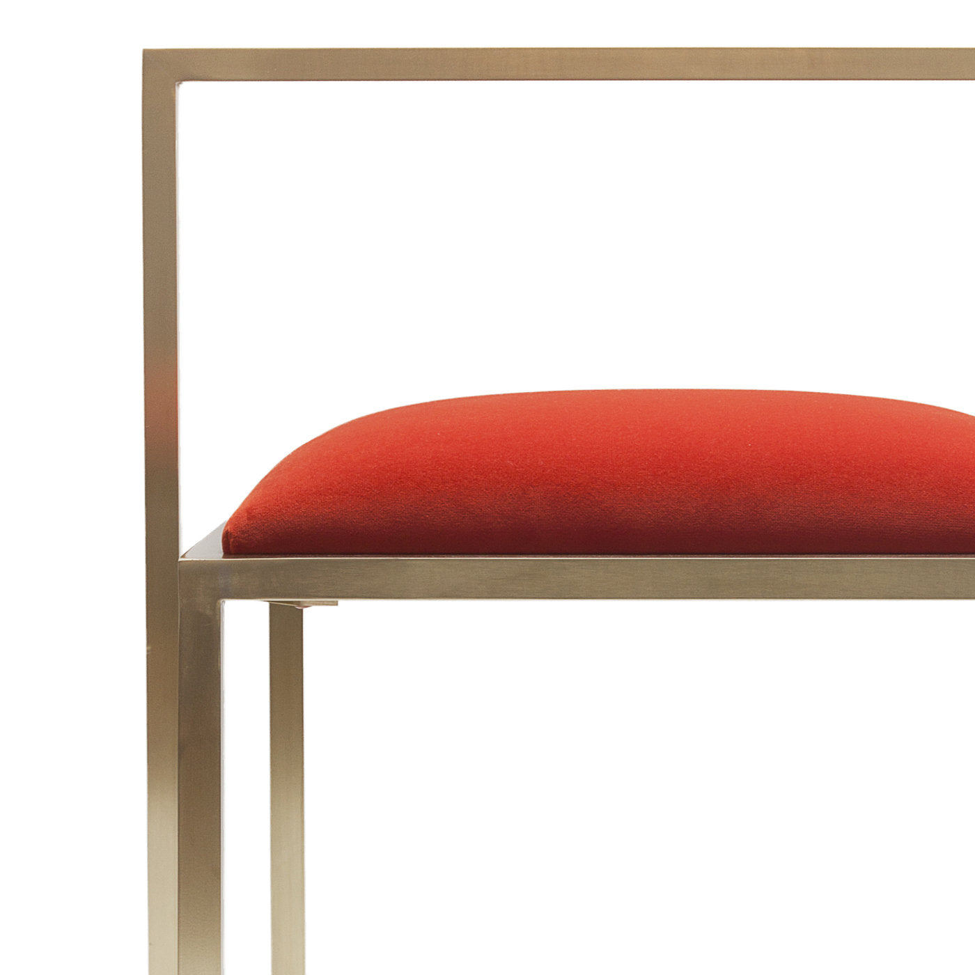 Red Coral Brass Clip Chair - Alternative view 1