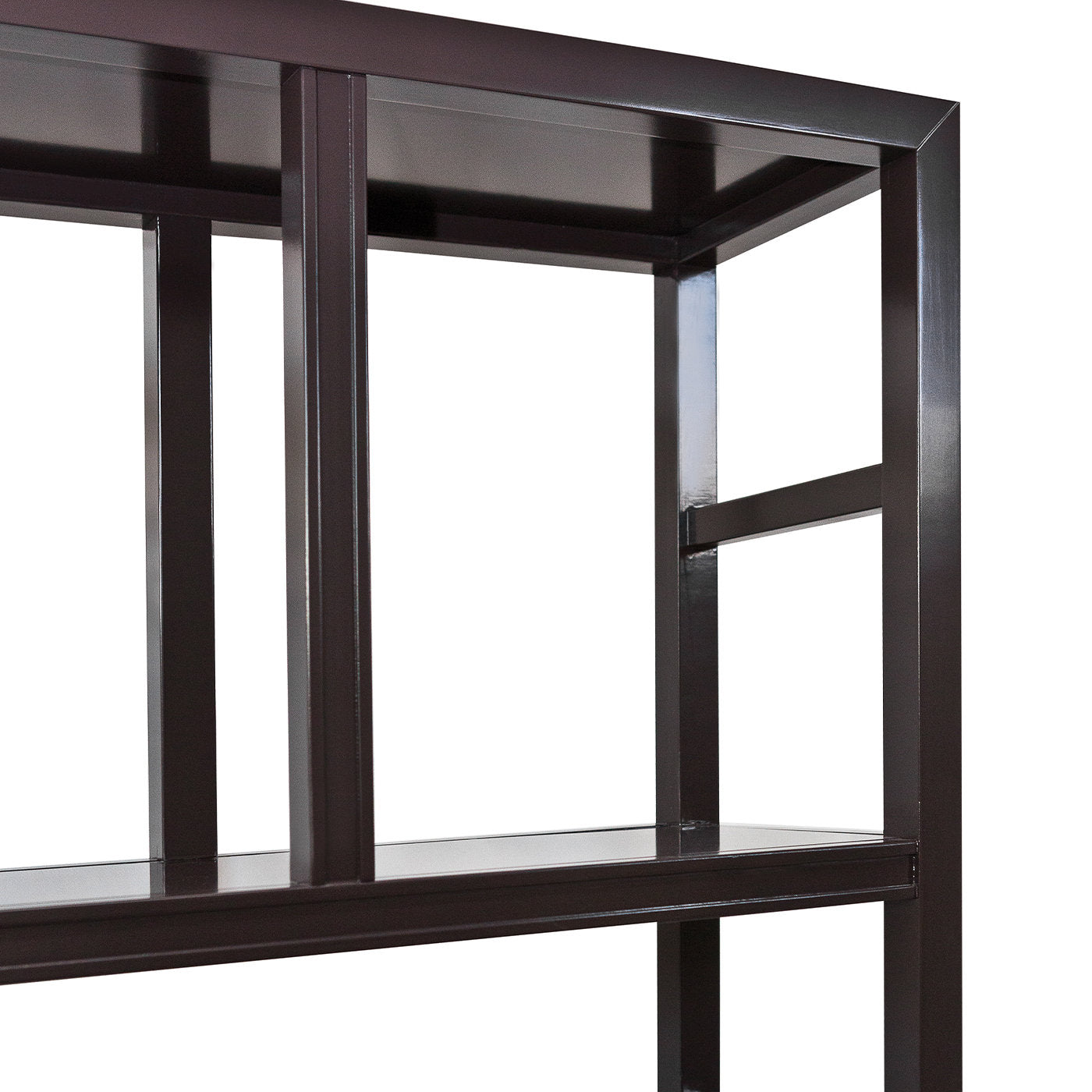 Colonial-Style Black Tulipwood Bookcase - Alternative view 1