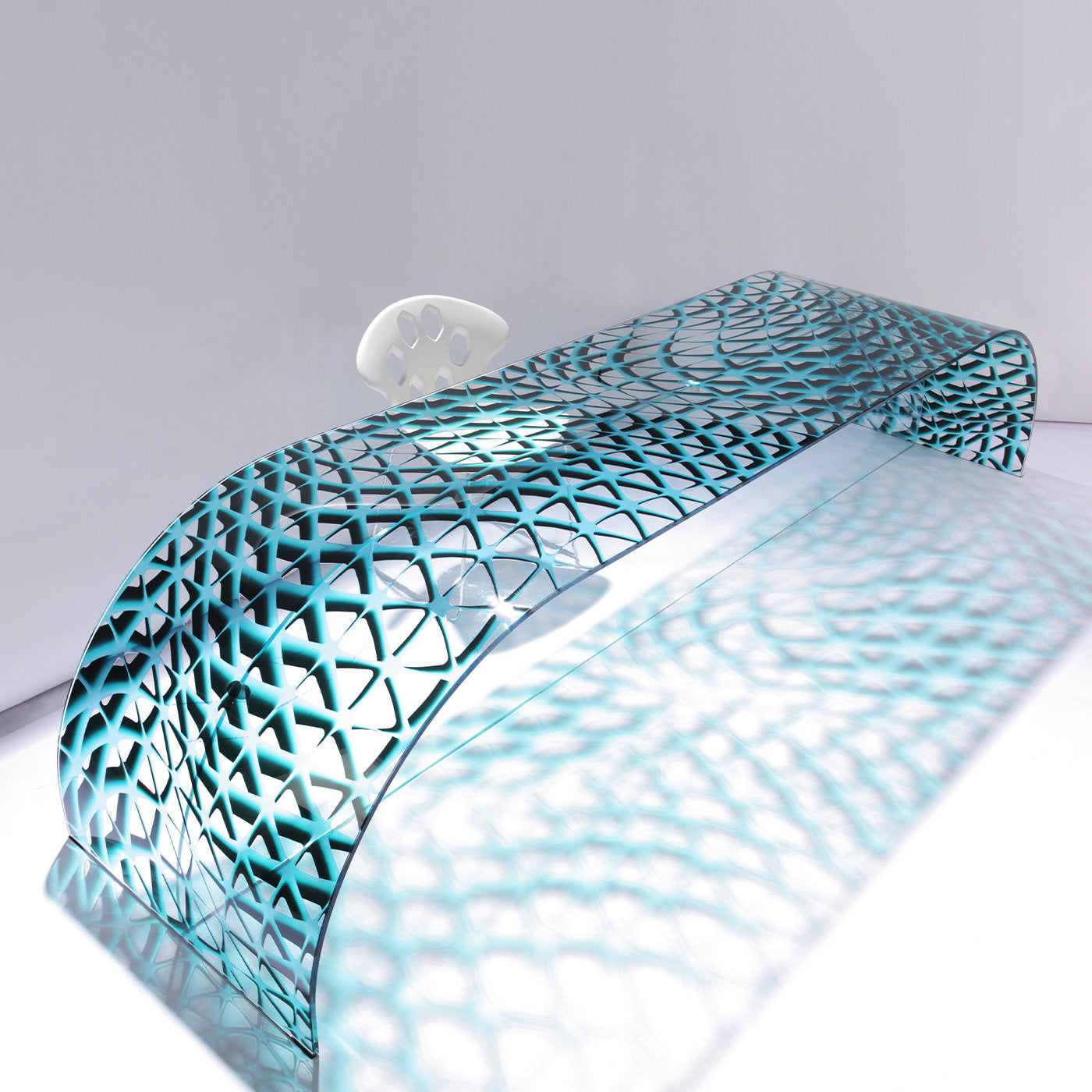 Nastro 3D Glass Table by Daniele Merini and Mac Stopà - Alternative view 2