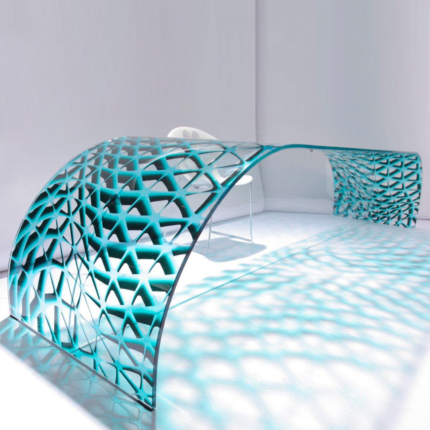 Nastro 3D Glass Table by Daniele Merini and Mac Stopà - Alternative view 4
