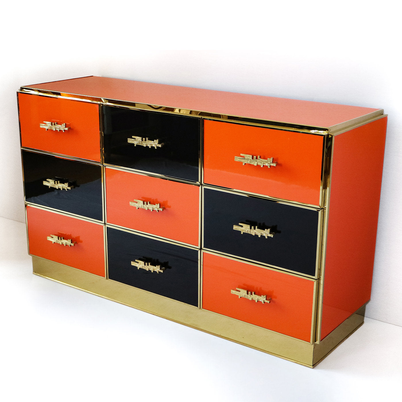 Black and Orange Chest of Drawers - Alternative view 5