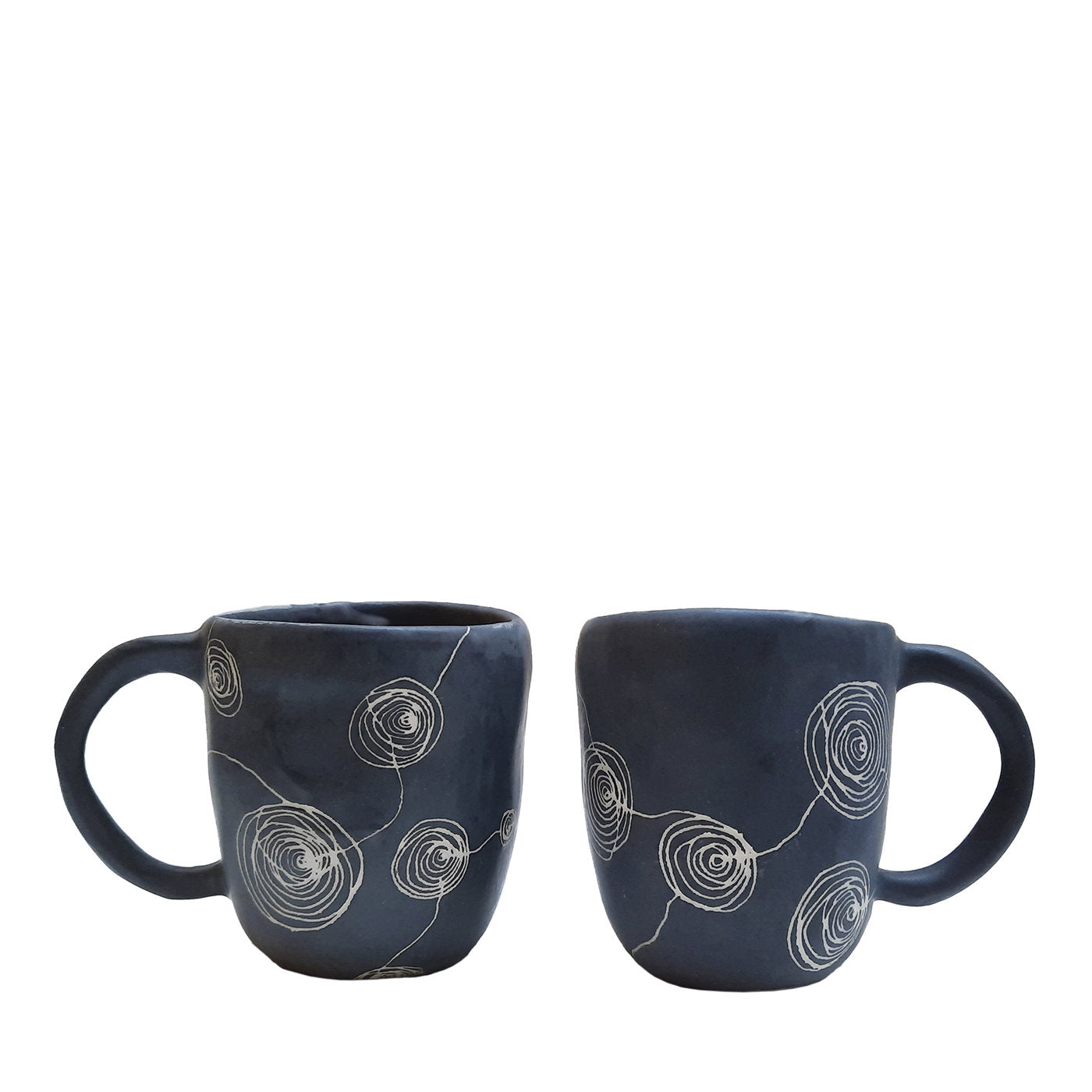 Ranuncolo Set of 2 Blue Mugs - Main view