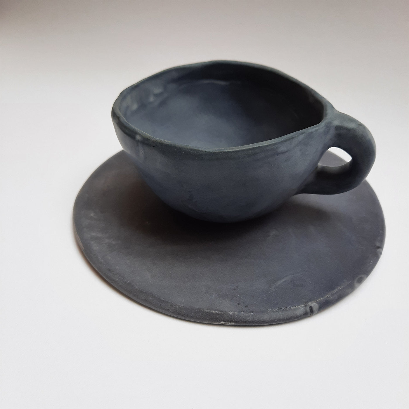 Stone Graphite Cup with Saucer - Alternative view 1