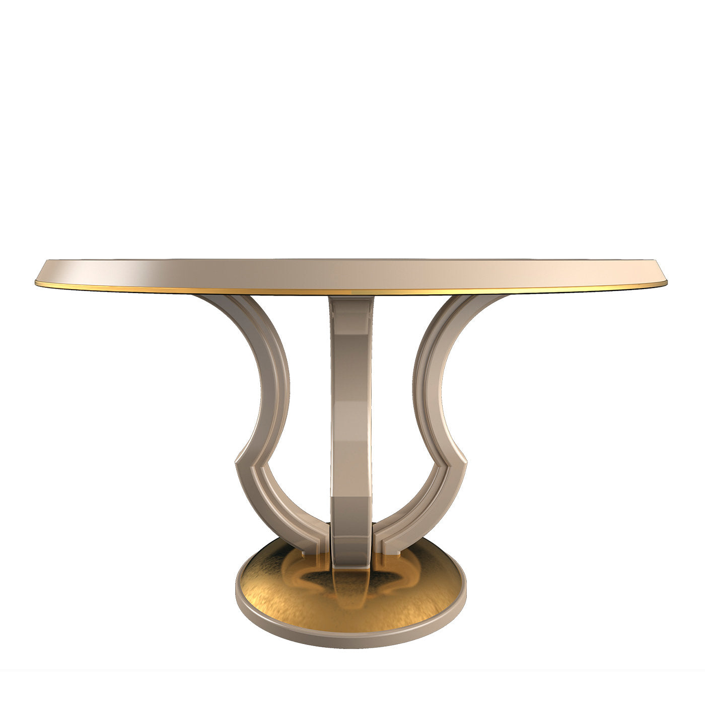 Lotus White Dining Table by Hanno Giesler - Alternative view 1