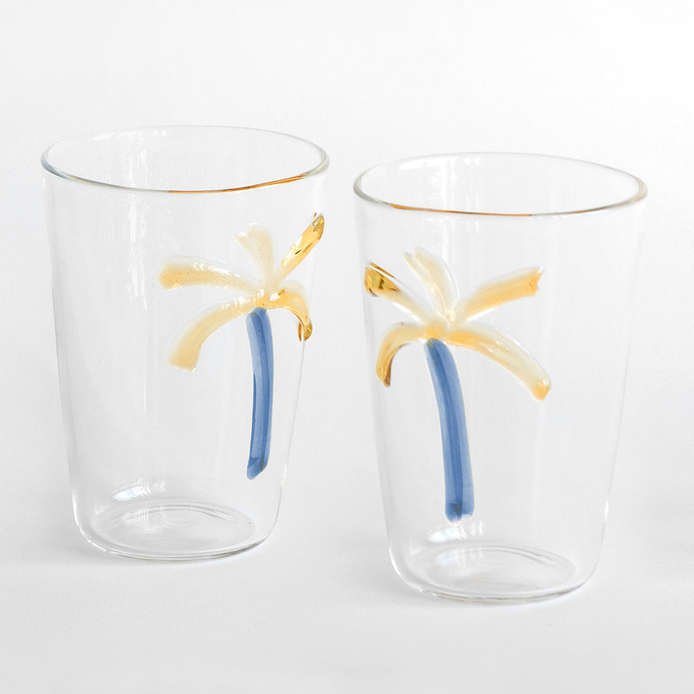 Las Palmas Set Of 6 Blown Glass Water Glasses - Alternative view 1