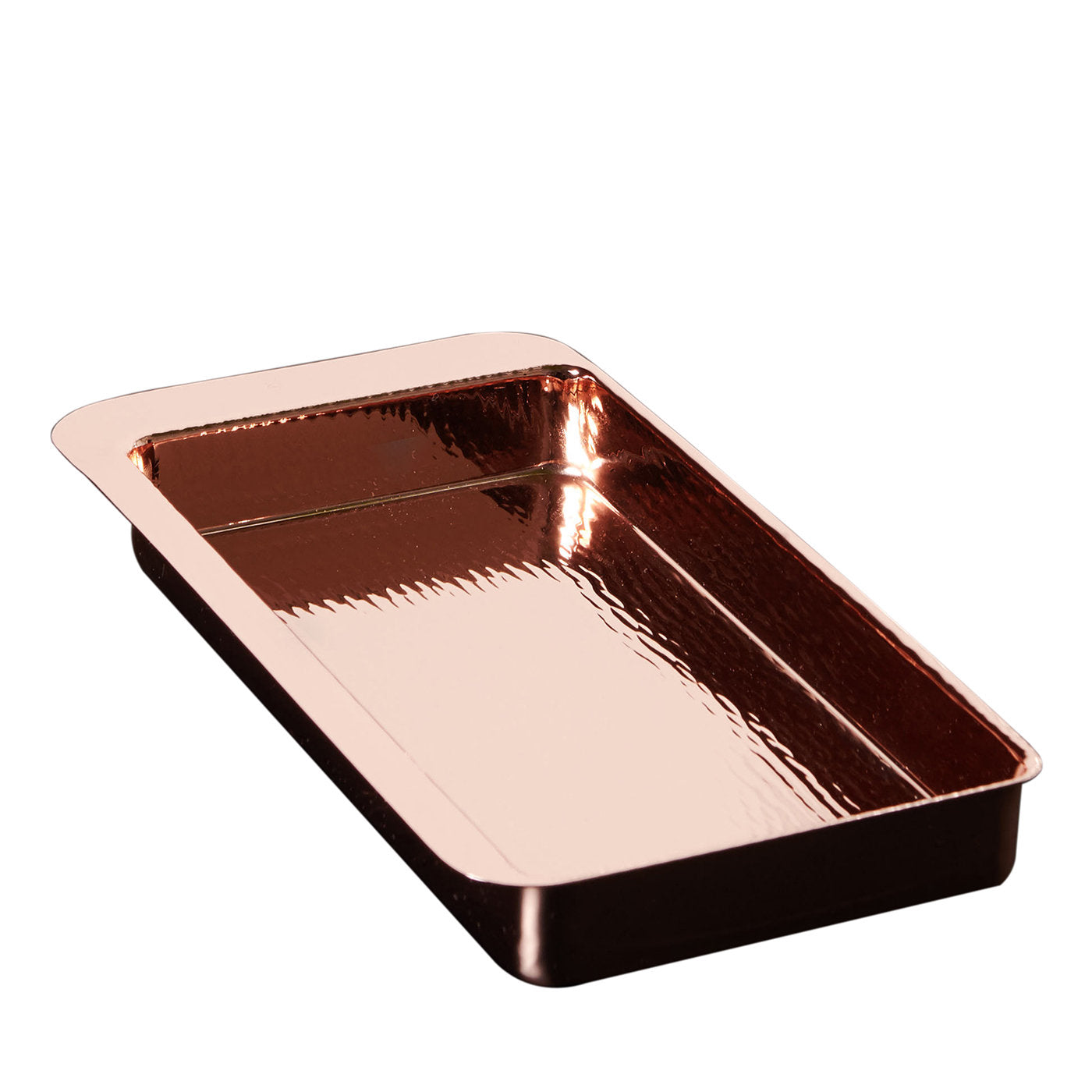 Firenze Bandeja rectangular de cobre con bolsillos vacíos - Vista principal