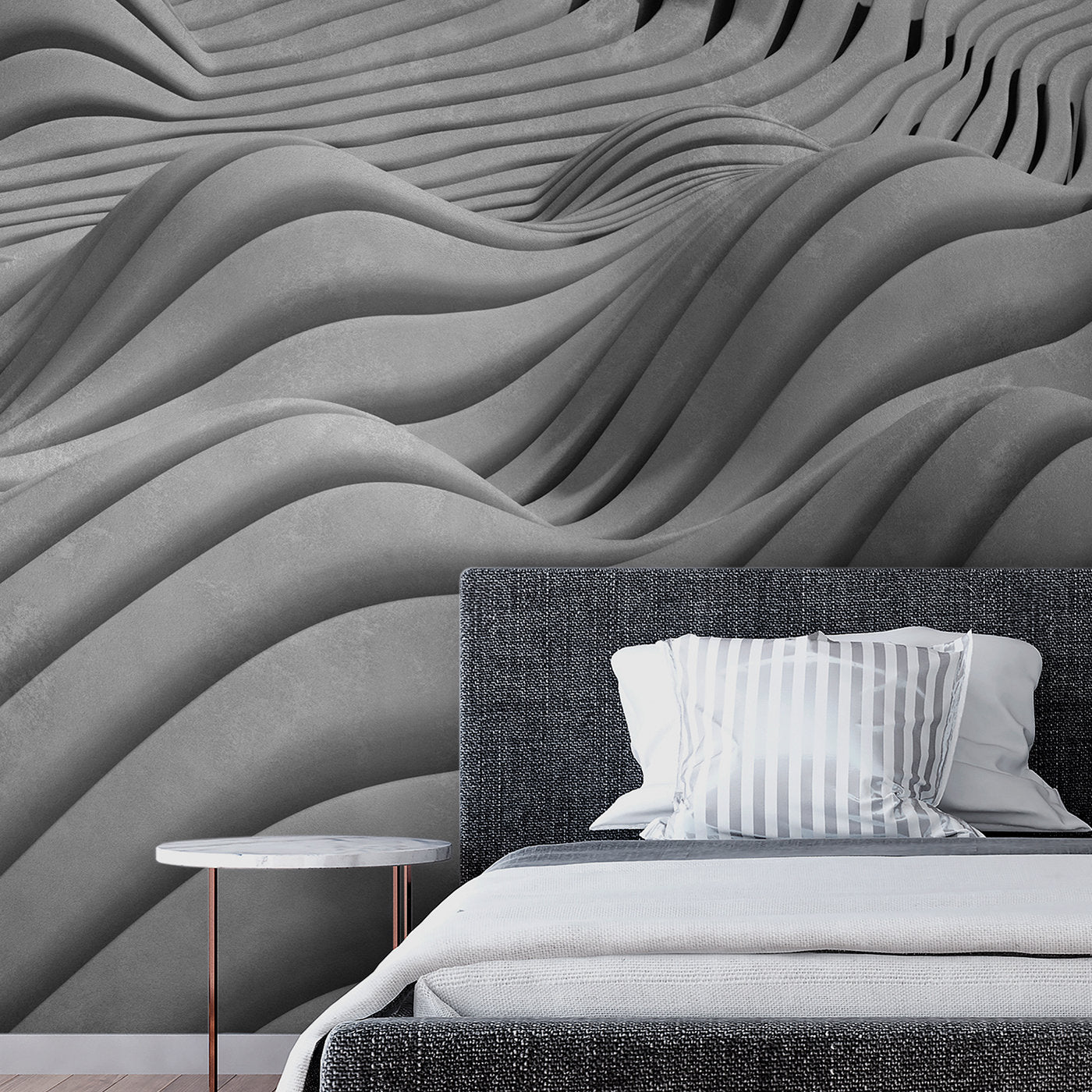 Waves Textured Wallpaper #2 - Alternative view 1