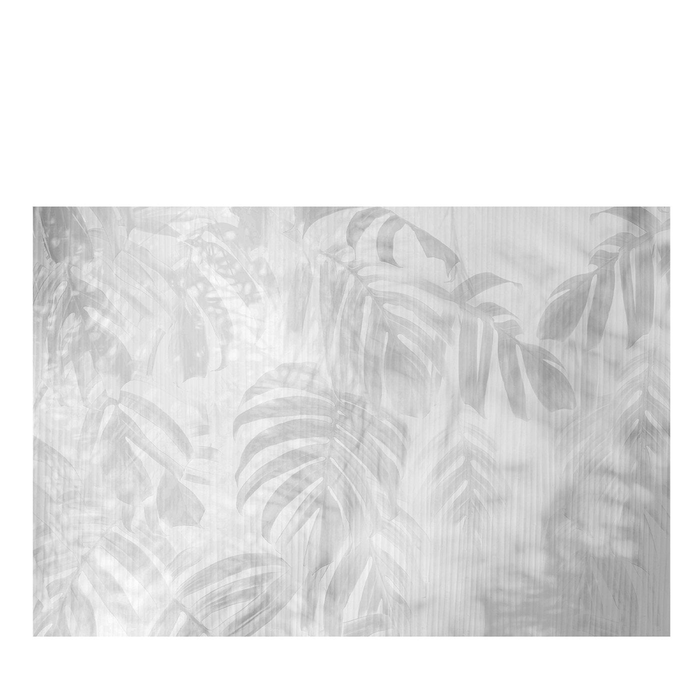 Monochrome Palm Leaves Textured Wallpaper - Main view