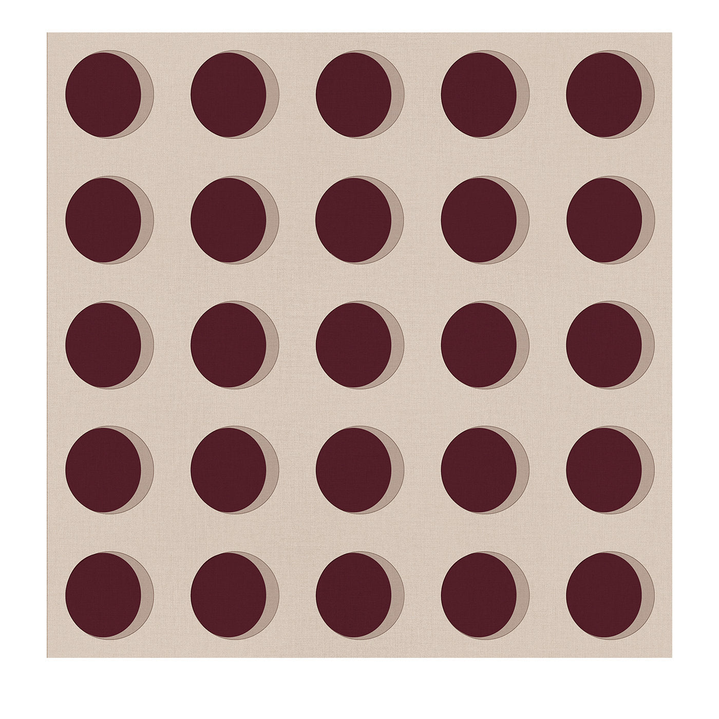 Manifesto grafico di Terzo Piano Dots Brick su Ecrù - Vista principale