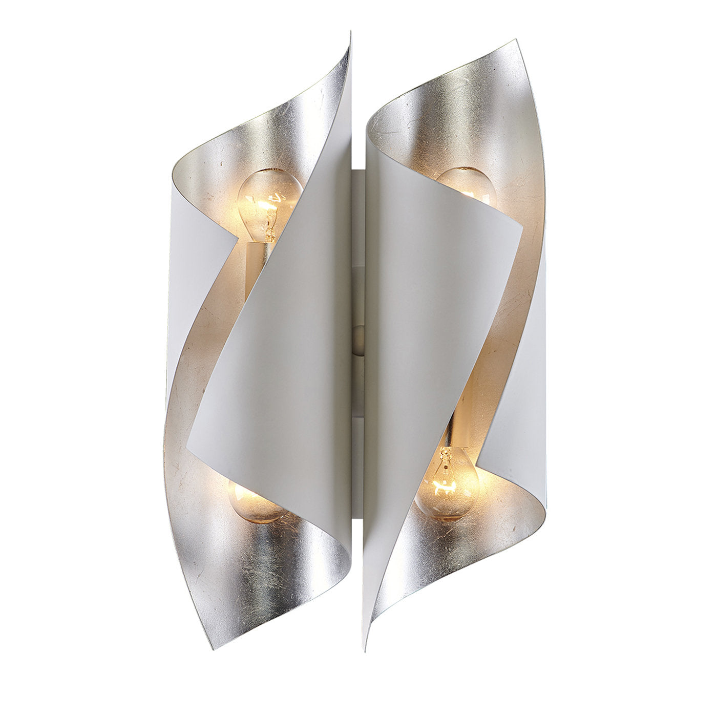 4002/A4 4-Light White and Silver Sconce - Main view