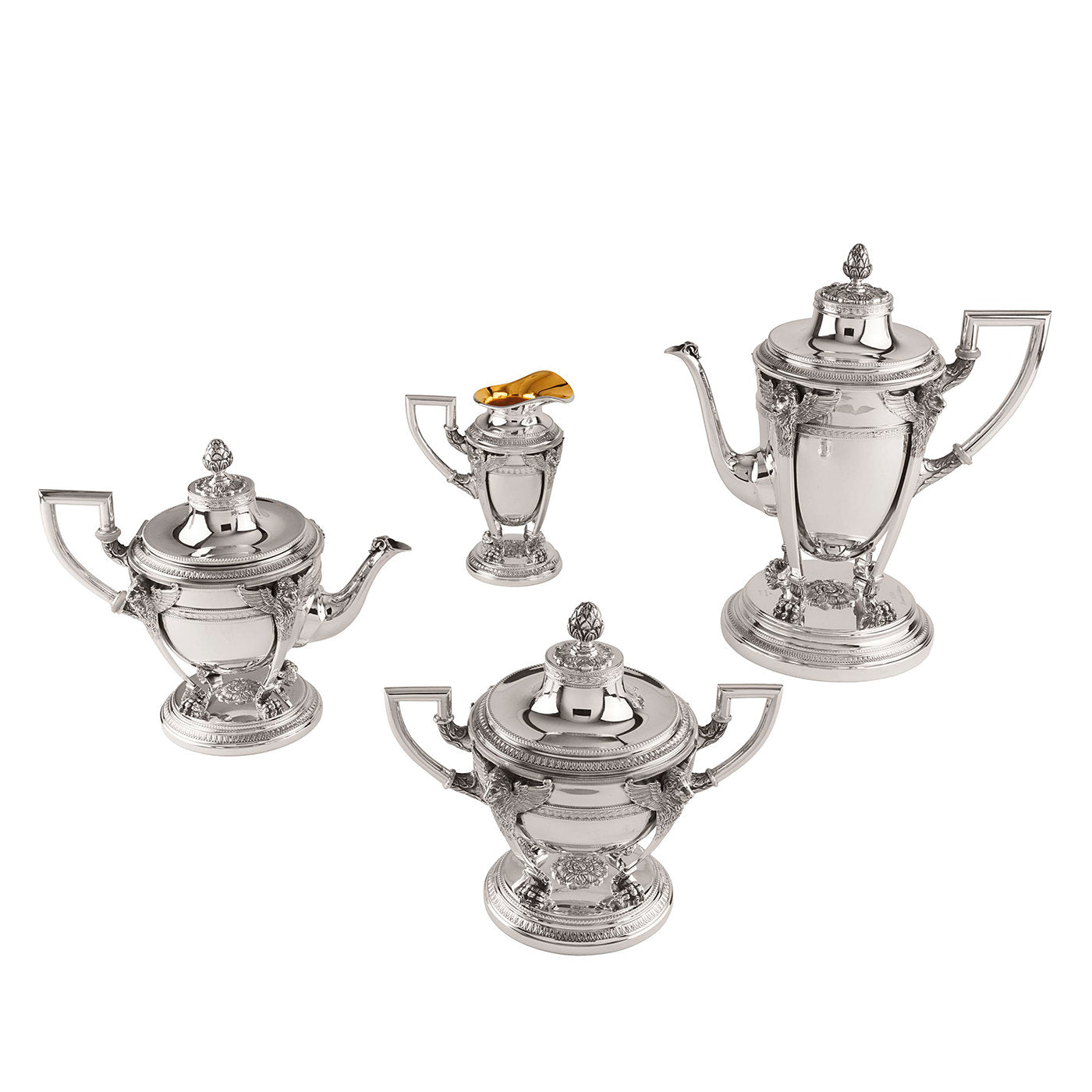 Coffee Set with Four Pieces and Tray - Alternative view 2