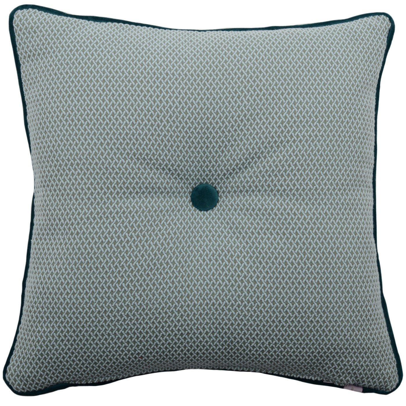 Tiffany Carré Cushion in floreal jacquard fabric - Alternative view 1