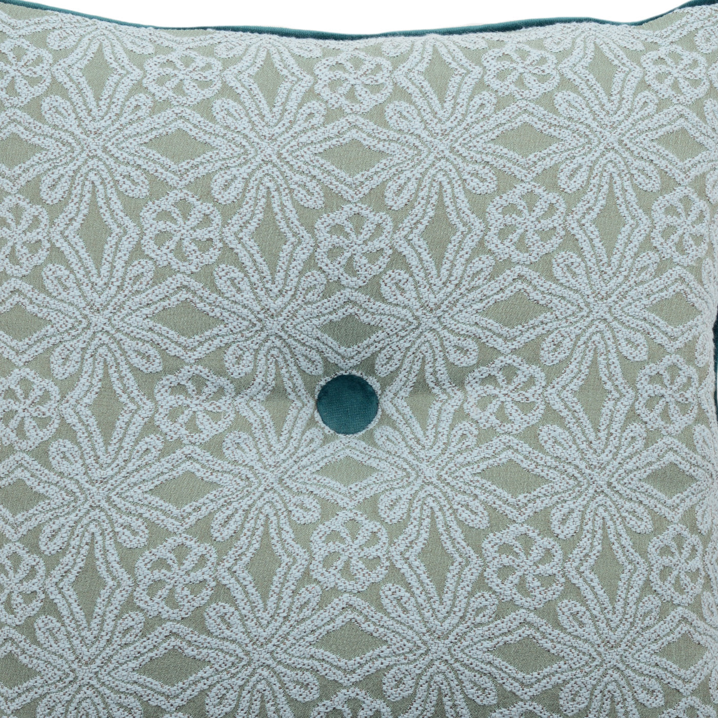 Tiffany Carré Cushion in floreal jacquard fabric - Alternative view 3