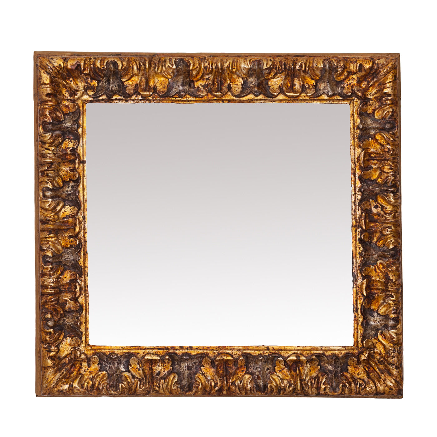Bolognese Carved Wood Wall Mirror - Main view