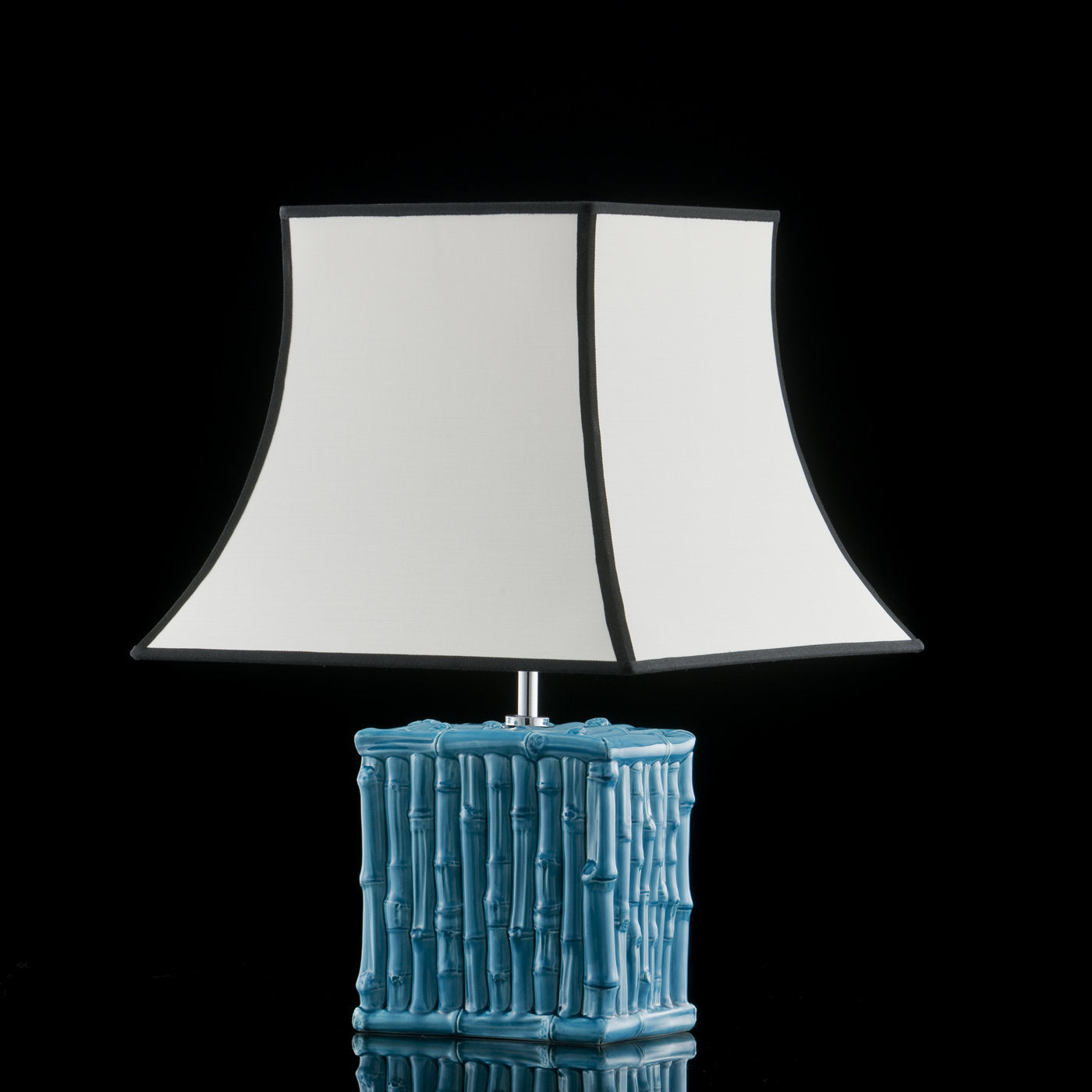 Bamboo Turquoise Desk Lamp - Alternative view 1