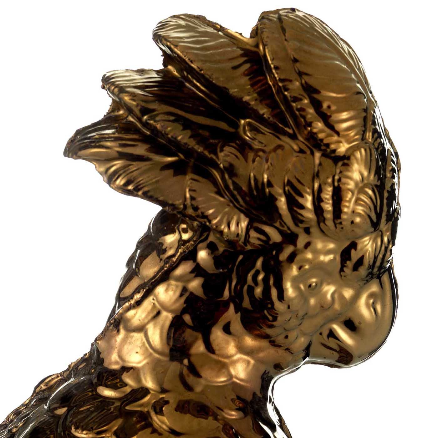 Bronze Ceramic Parrot - Alternative view 1