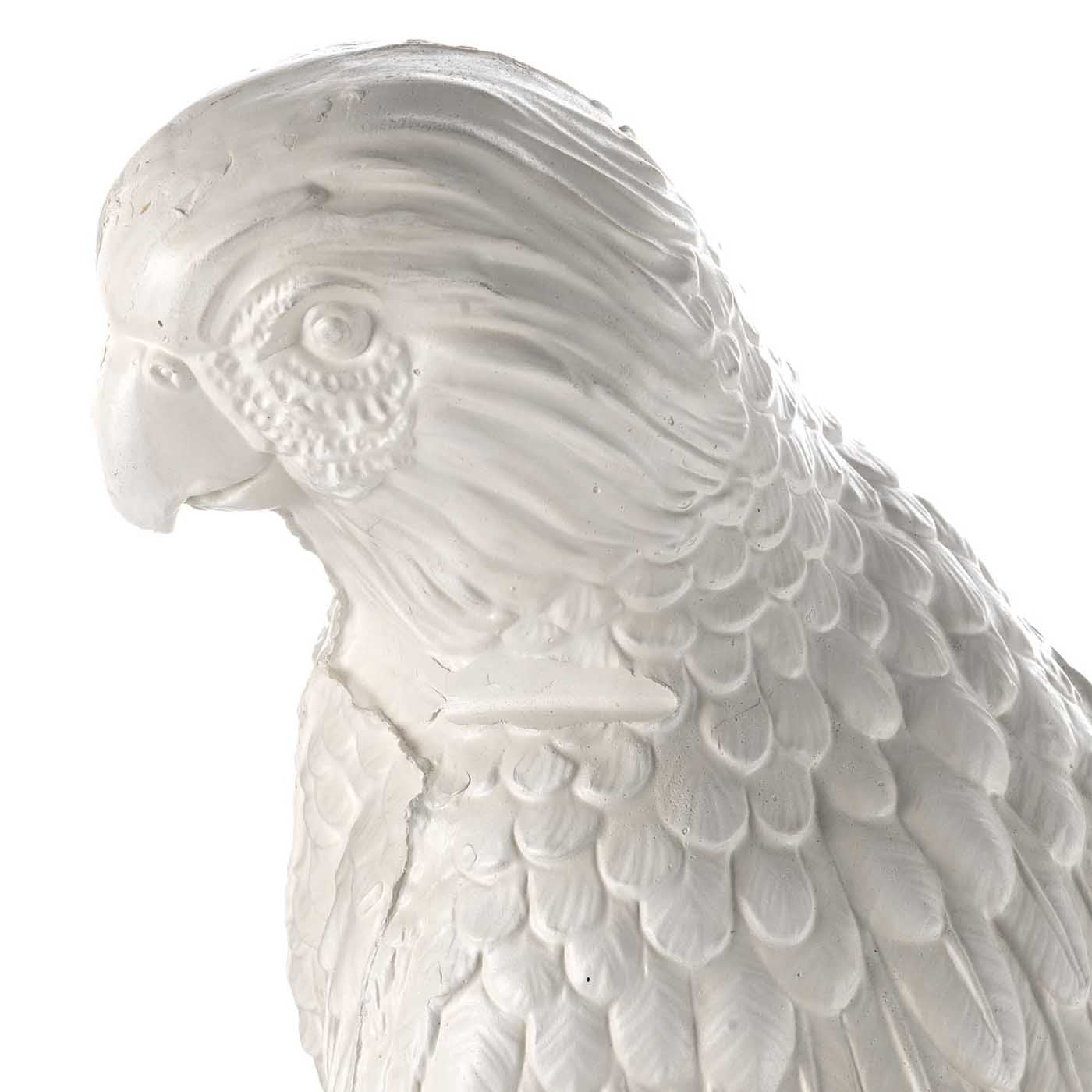 White Ceramic Parrot - Alternative view 1