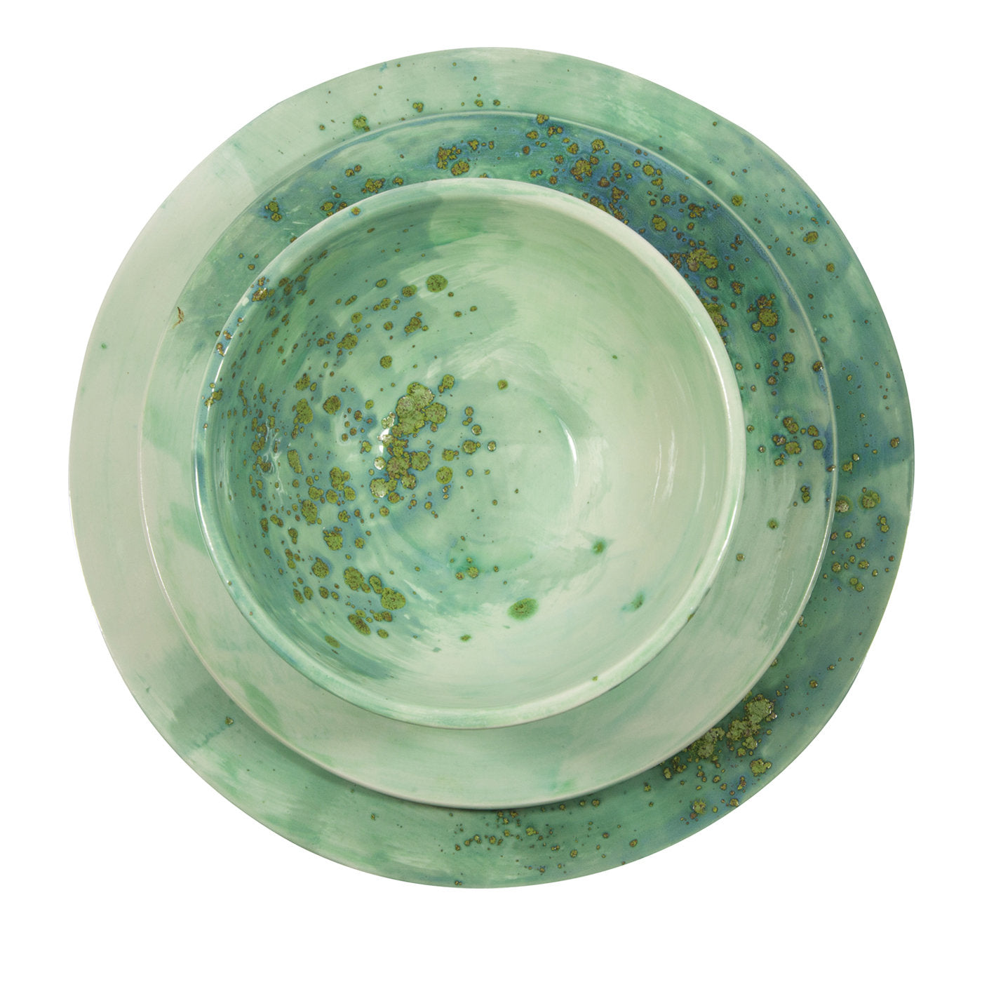Vajilla de cerámica Jade para uno - Vista alternativa 1
